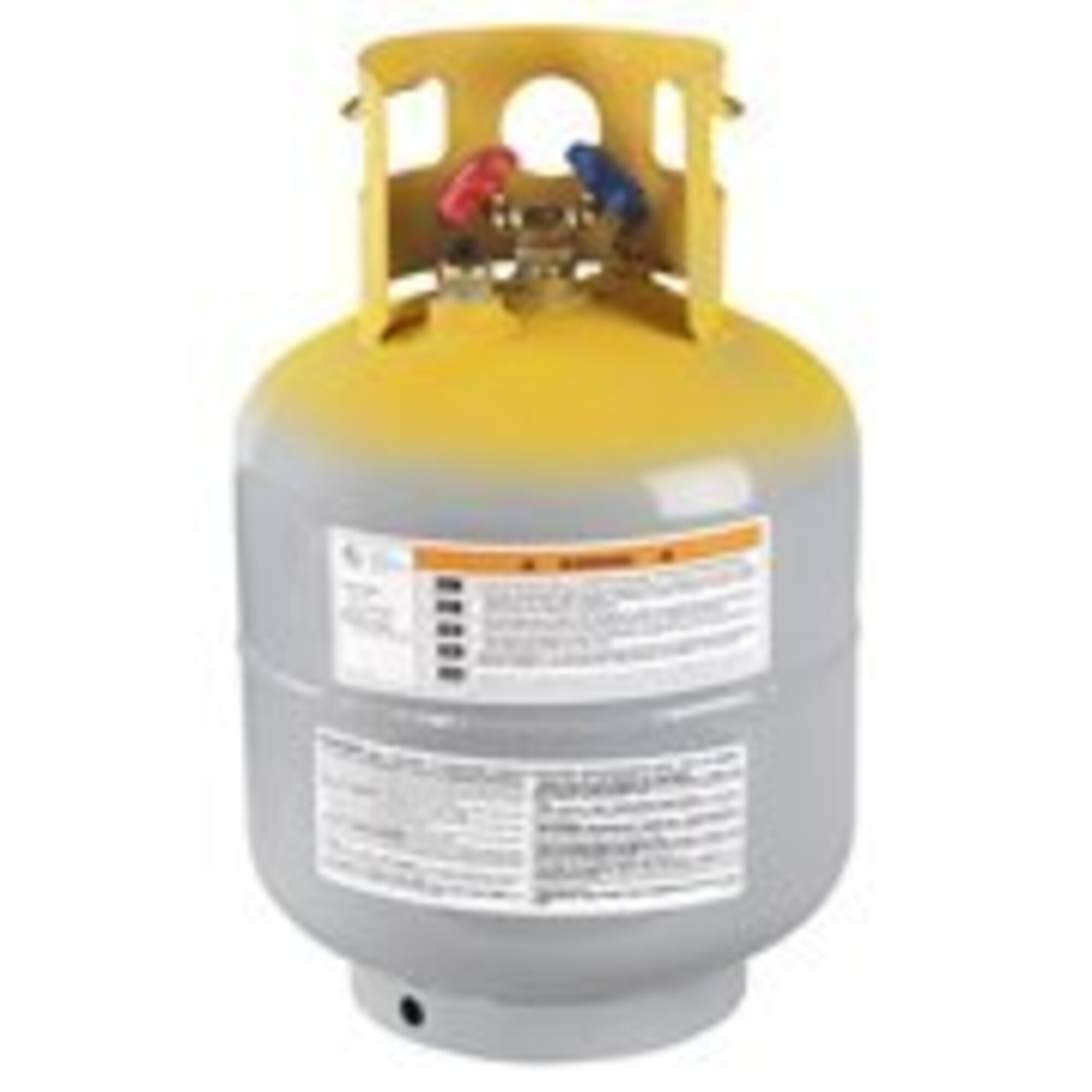 Robinair A/C Refrigerant Tank — 50 lb. Capacity, R12, 1/4in. Fitting, Float Switch, Model# ROB17572