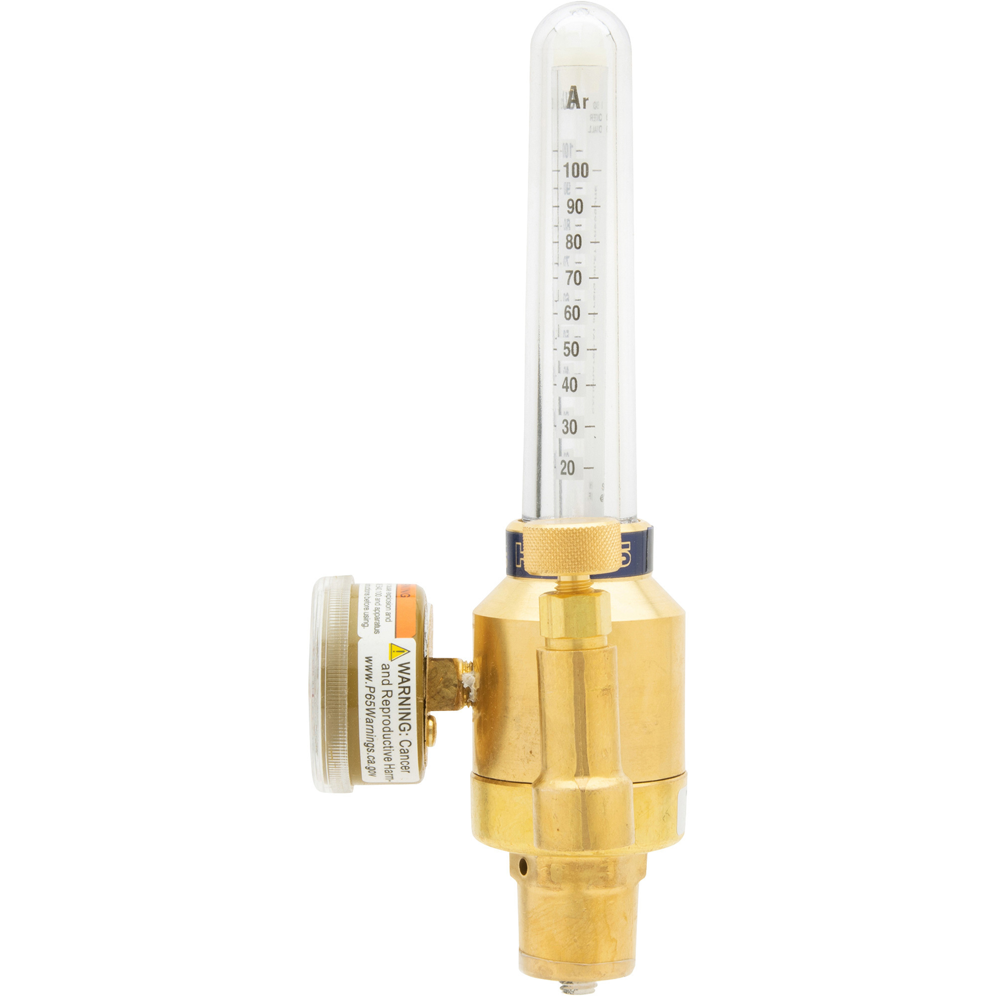 Harris Flowmeter Regulator, Argon/Carbon Dioxide, CGA 580 Inlet, 5/8in ...