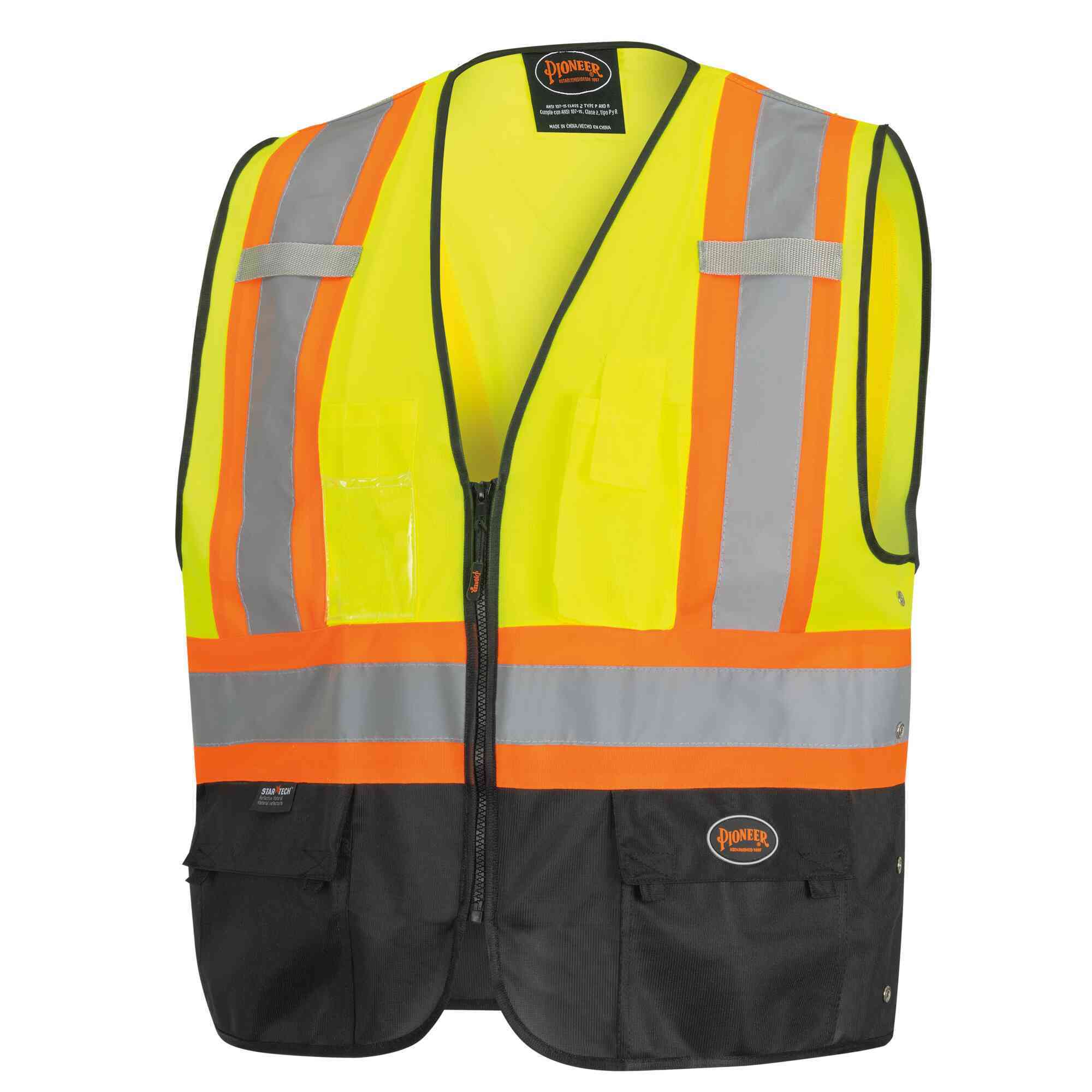 Pioneer Safety Vest - Hi-Vis Yellow