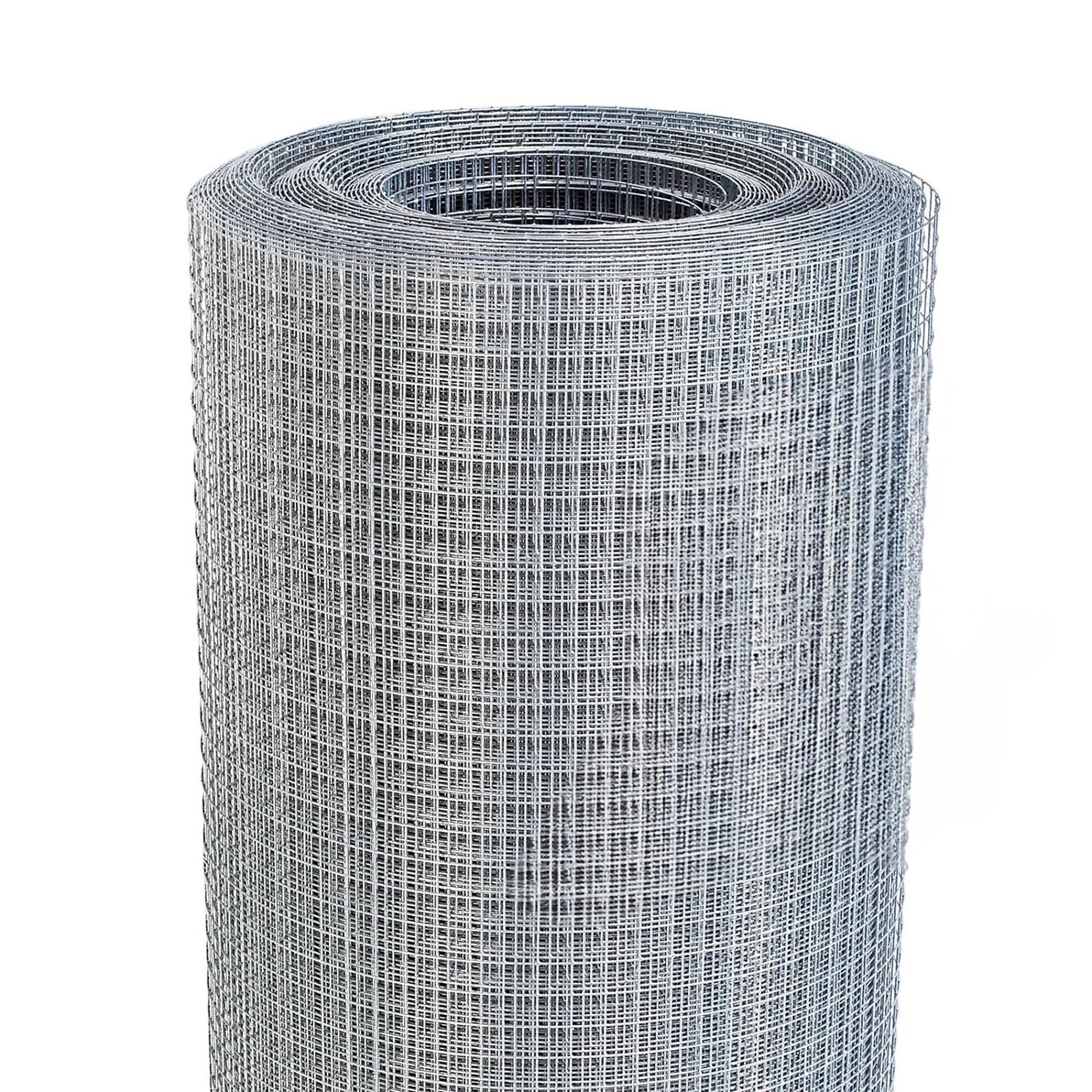 BlackTeck 24in. x 50ft. 19-Ga. Hot-Dip Galvanized Hardware Cloth — Versatile, Durable, Ideal for Screens, Fences, Garden Plant Supports, Rabbit Cages, Chicken Fence, Model# N2-40YM3