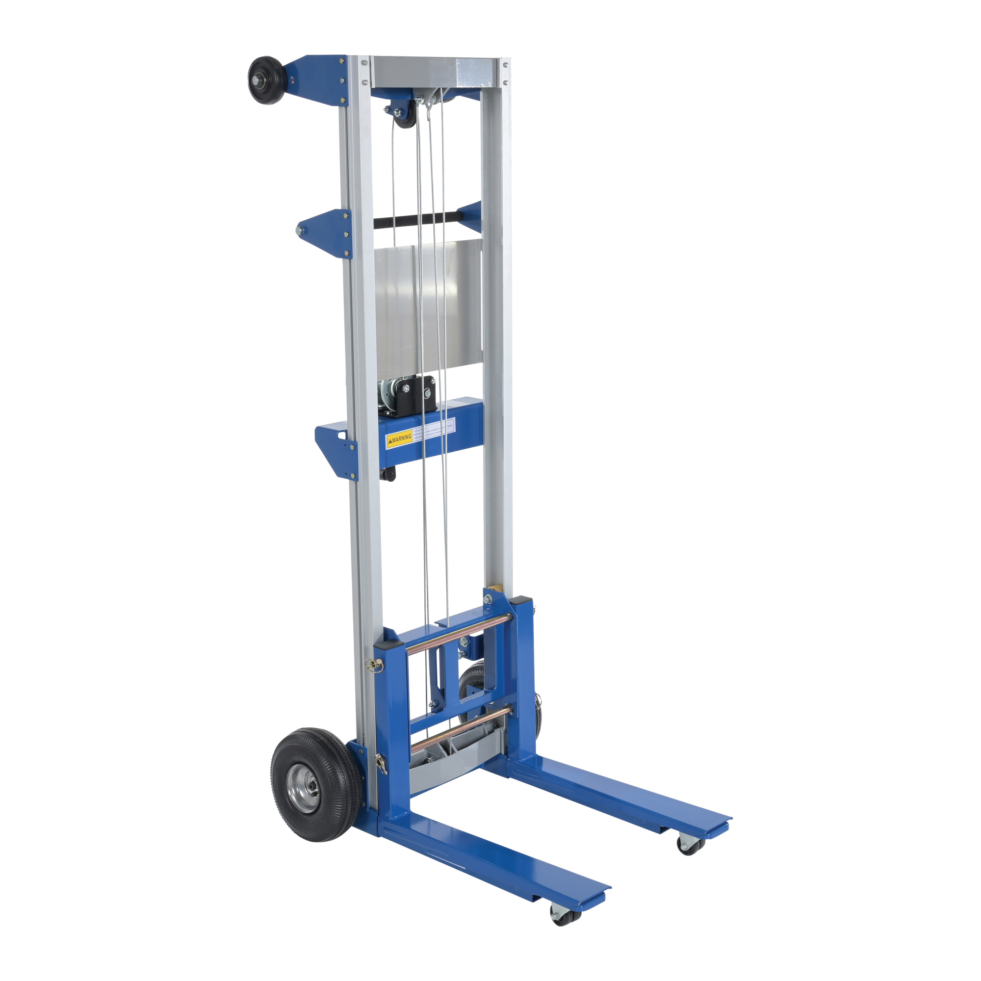 Vestil Pneumatic Rear Wheels for Hand Winch Lift Trucks — 10in. x 4in., Black, Model# A-LIFT-PN