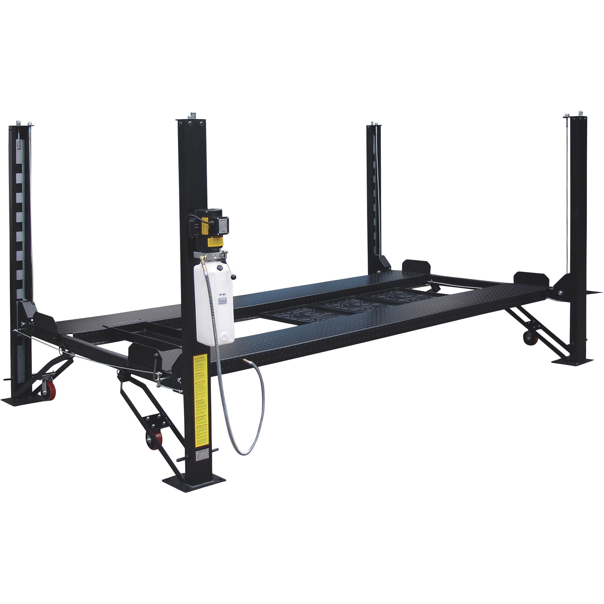 Tuxedo 4-Post Deluxe Automotive Storage Lift, 8000-Lb. Capacity, Black, Model# FP8K-DX