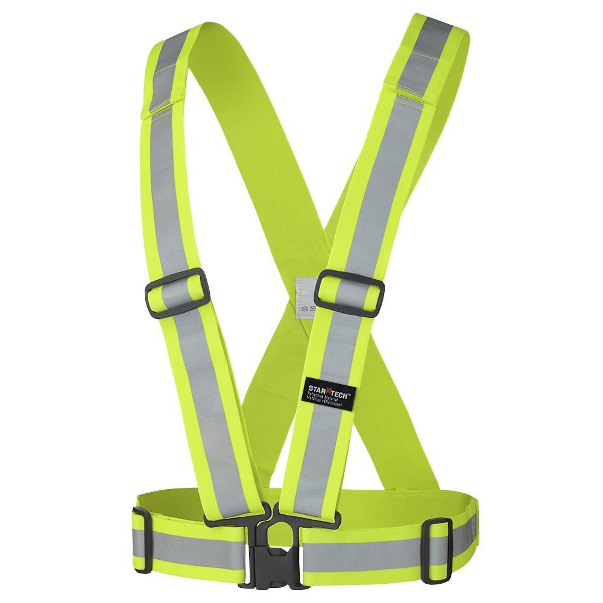 Pioneer Reflective Tear-Away Sash — Hi-Viz Yellow/Green, One Size, Model# V1040860U-O/S