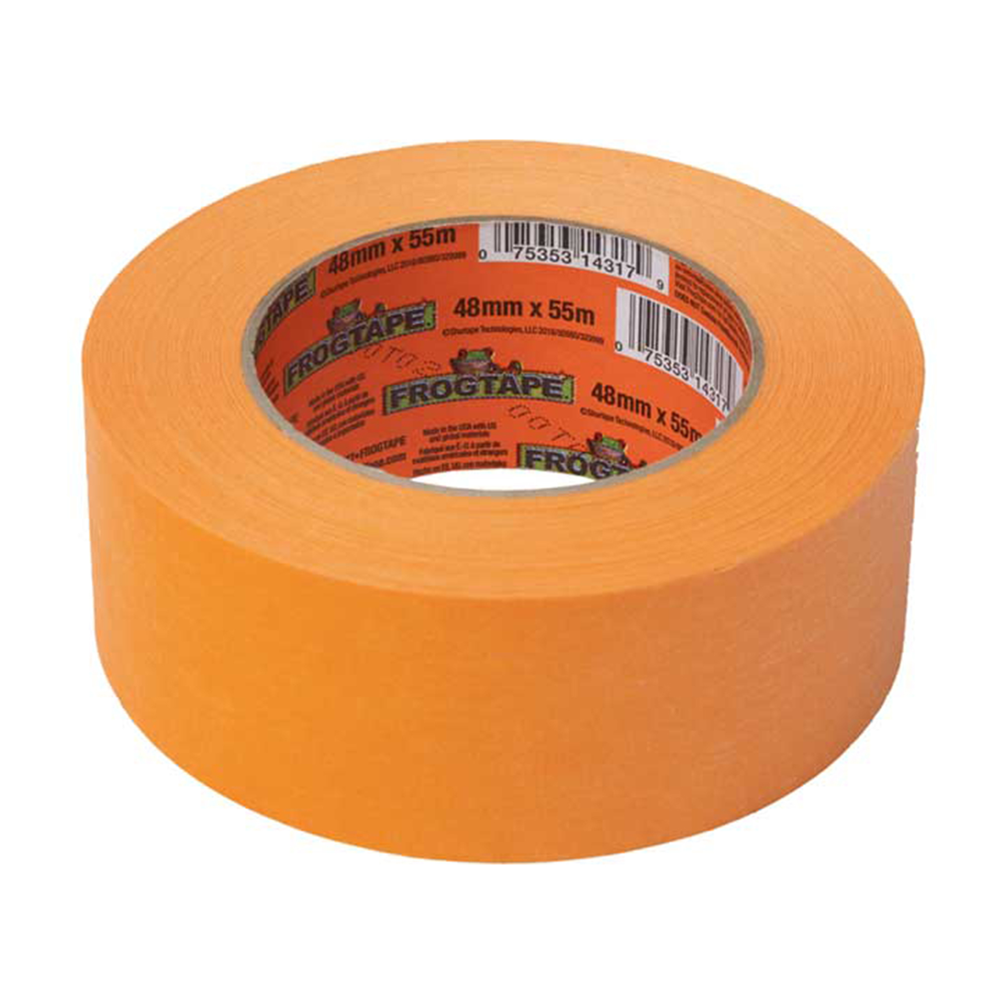 Shurtape FrogTape CP 199 Pro Grade Orange Painter's Tape — 48mm x 55m, 6.4 mil, High Adhesion, Model# SHT242813