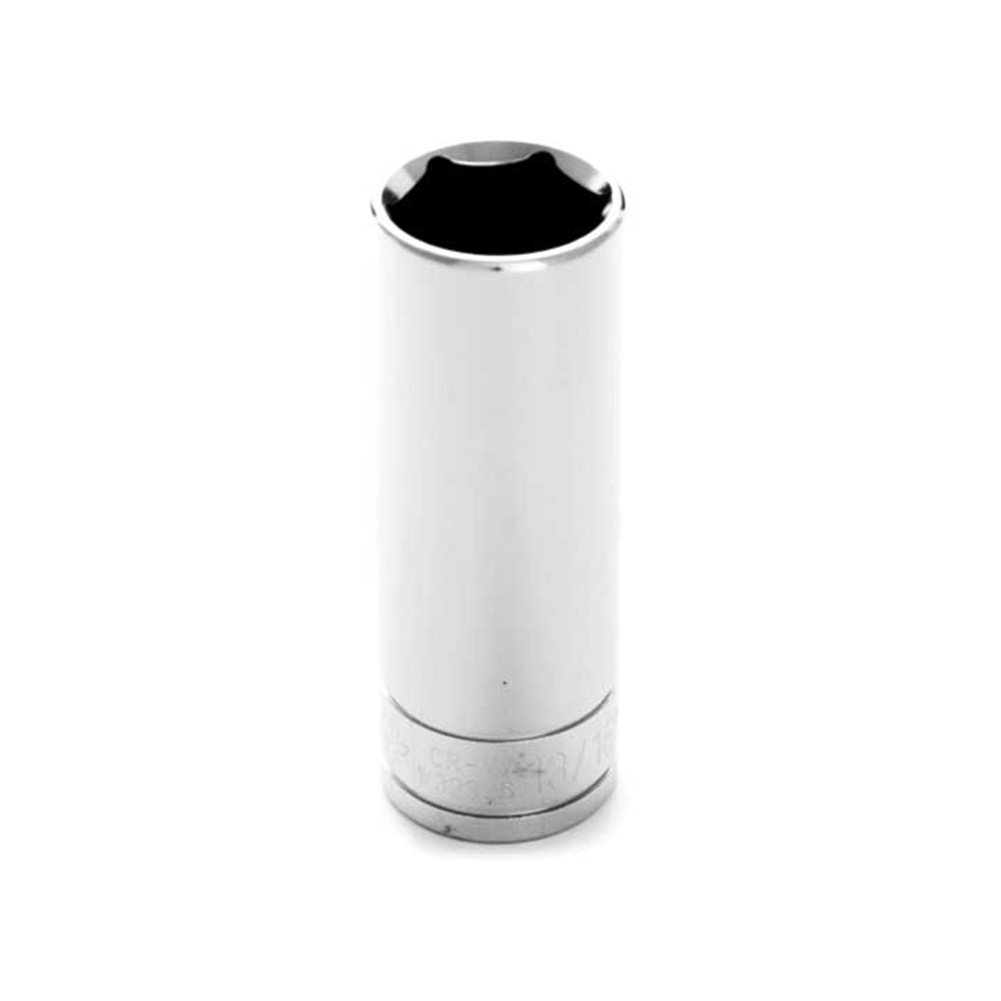 Performance Tool 1/2in. Drive 13/16in. 6-Point Deep Socket — Chrome Vanadium Steel, Polished Nickel Chrome Finish, Model# PRTW32326