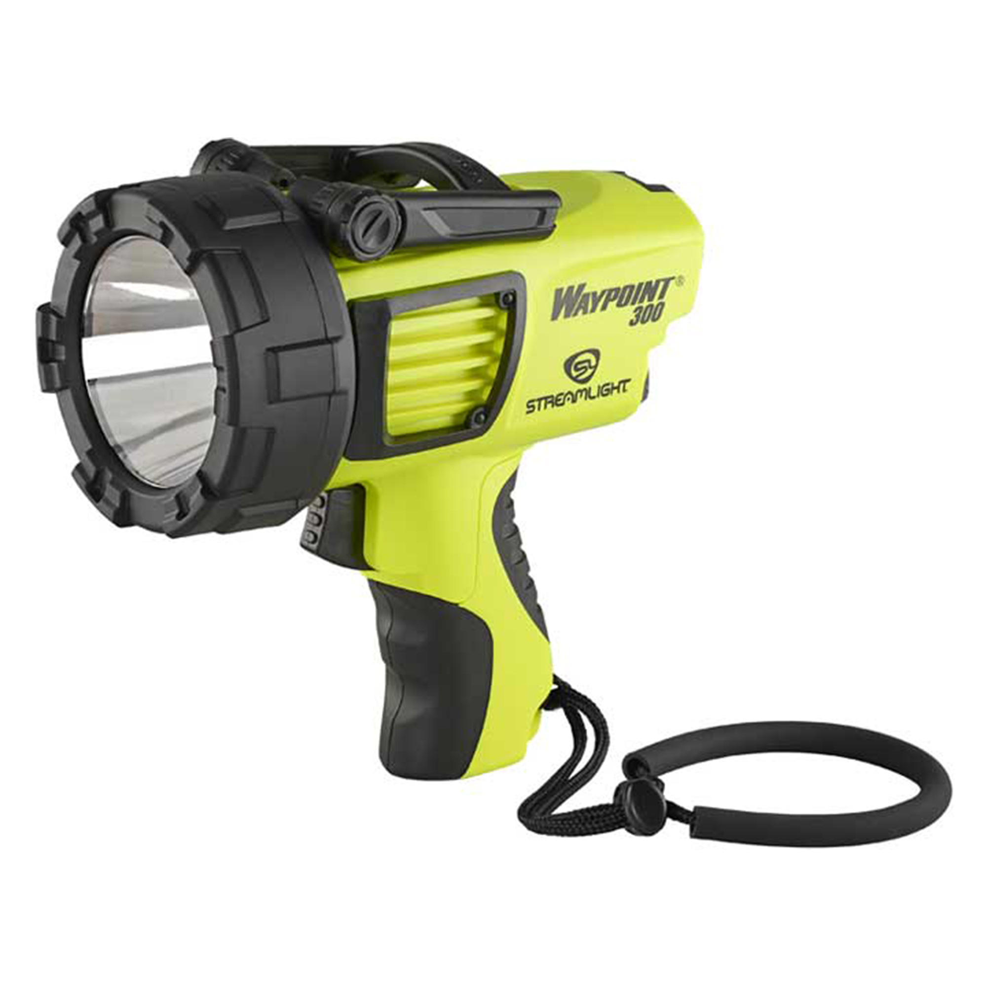 Streamlight Waypoint 300 Rechargeable Spotlight — 1000 Lumens, 1039m Beam, IPX8 Waterproof, Floating, Yellow, Model# SLI44910
