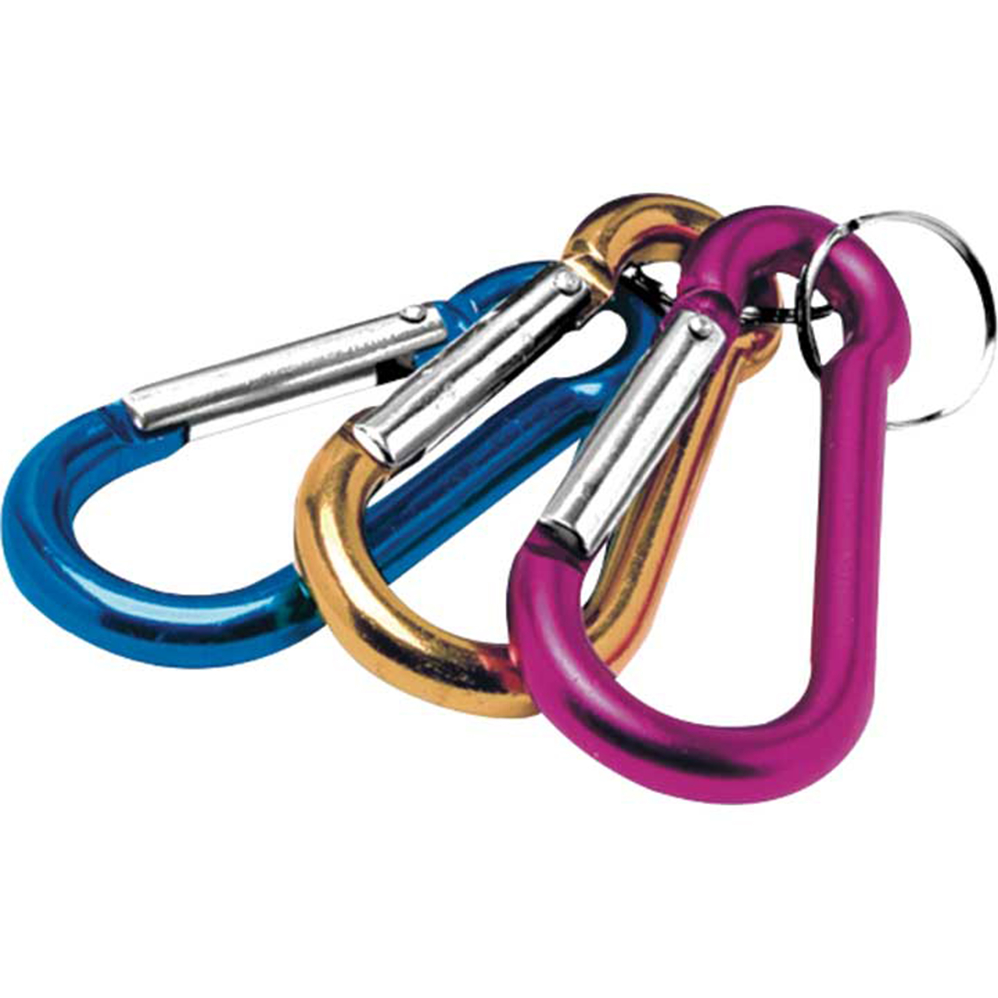 Performance Tool D-Clip Key Holder — Lightweight, Durable, Anodized Aluminum, Assorted Colors, Model# PRTW3203