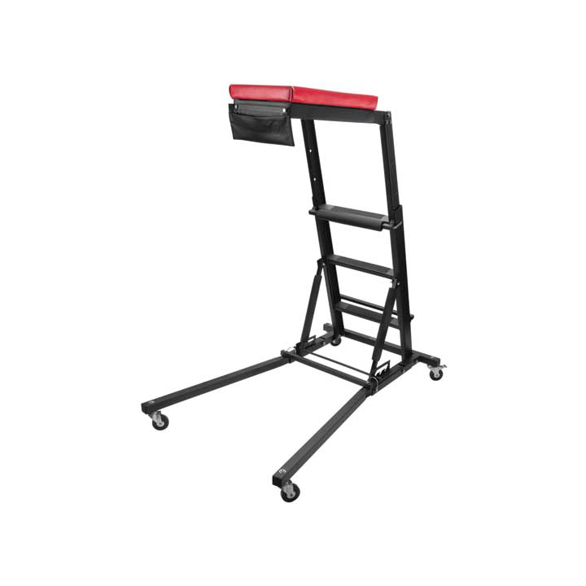 Performance Tool High Top Adjustable Creeper — 45in. to 66in. Height, 400 lb Capacity, Heavy-Duty Steel, Padded Deck, Model# PRTW85038
