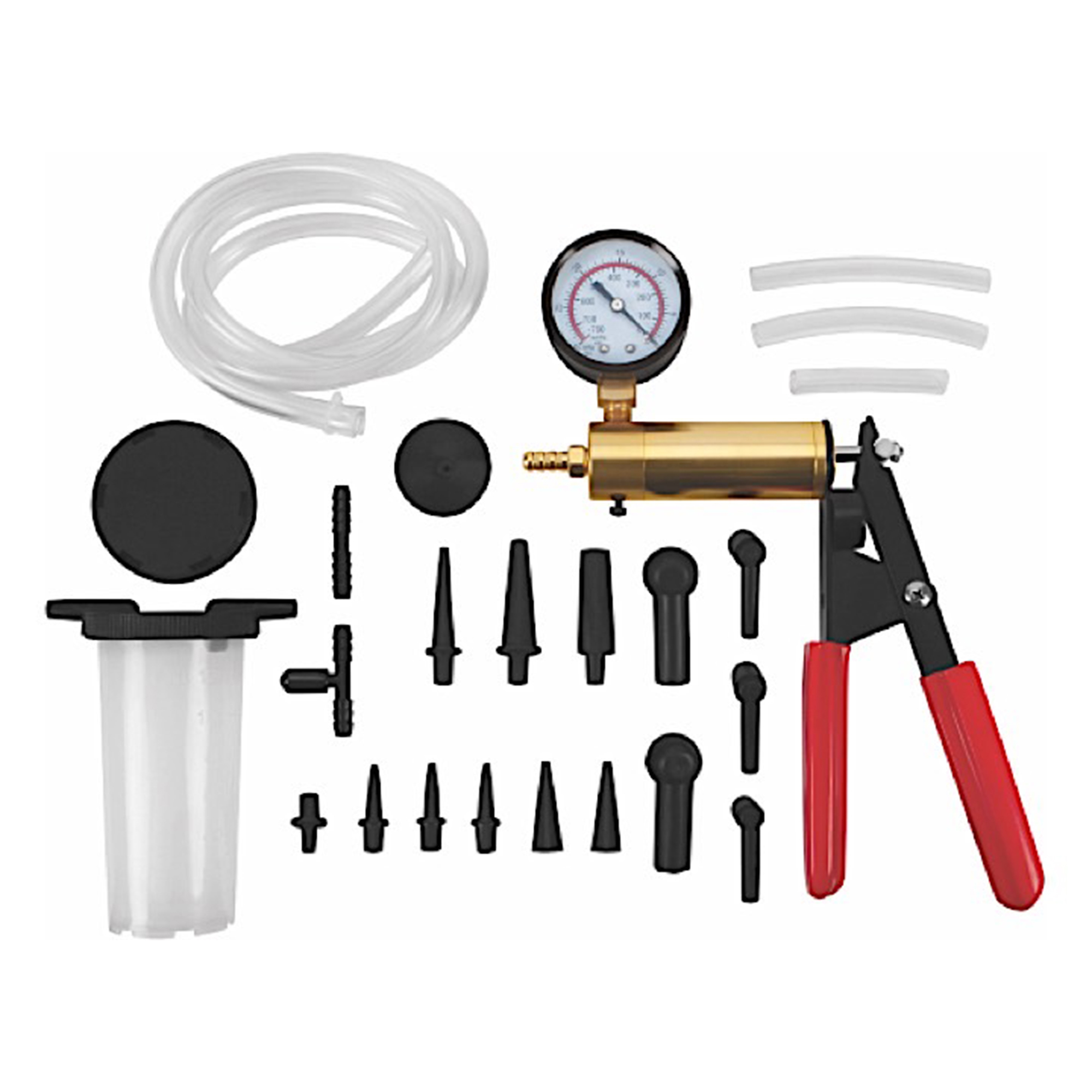 Performance Tool Vacuum Pump Kit — Brake Bleeder & Automotive Diagnostic Tool, 25in. Mercury Vacuum, Model# PRTW87031