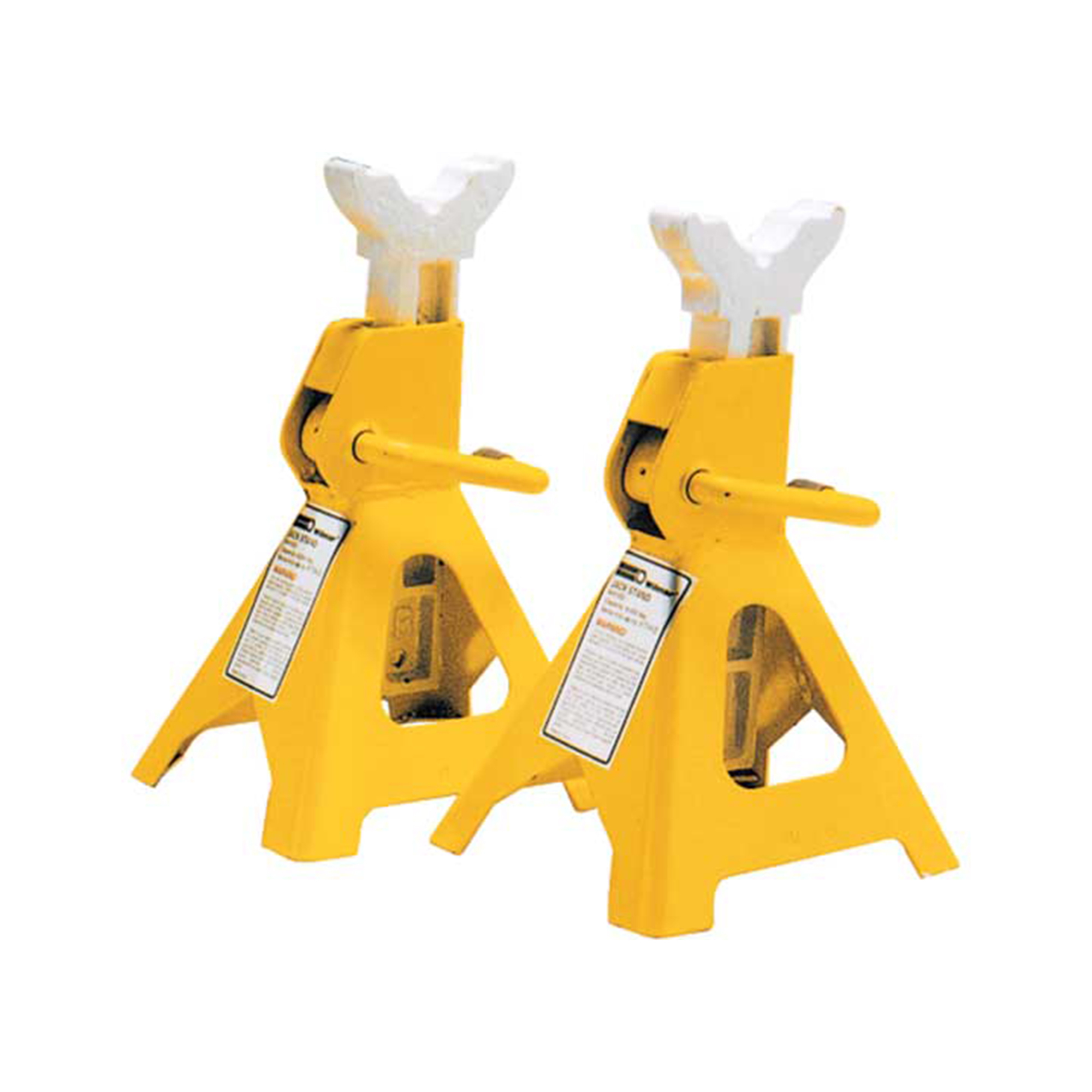 Performance Tool Jack Stands — 2 Ton, 10-3/8in. to 16-3/8in. Height, Steel, Yellow, Model# W41021