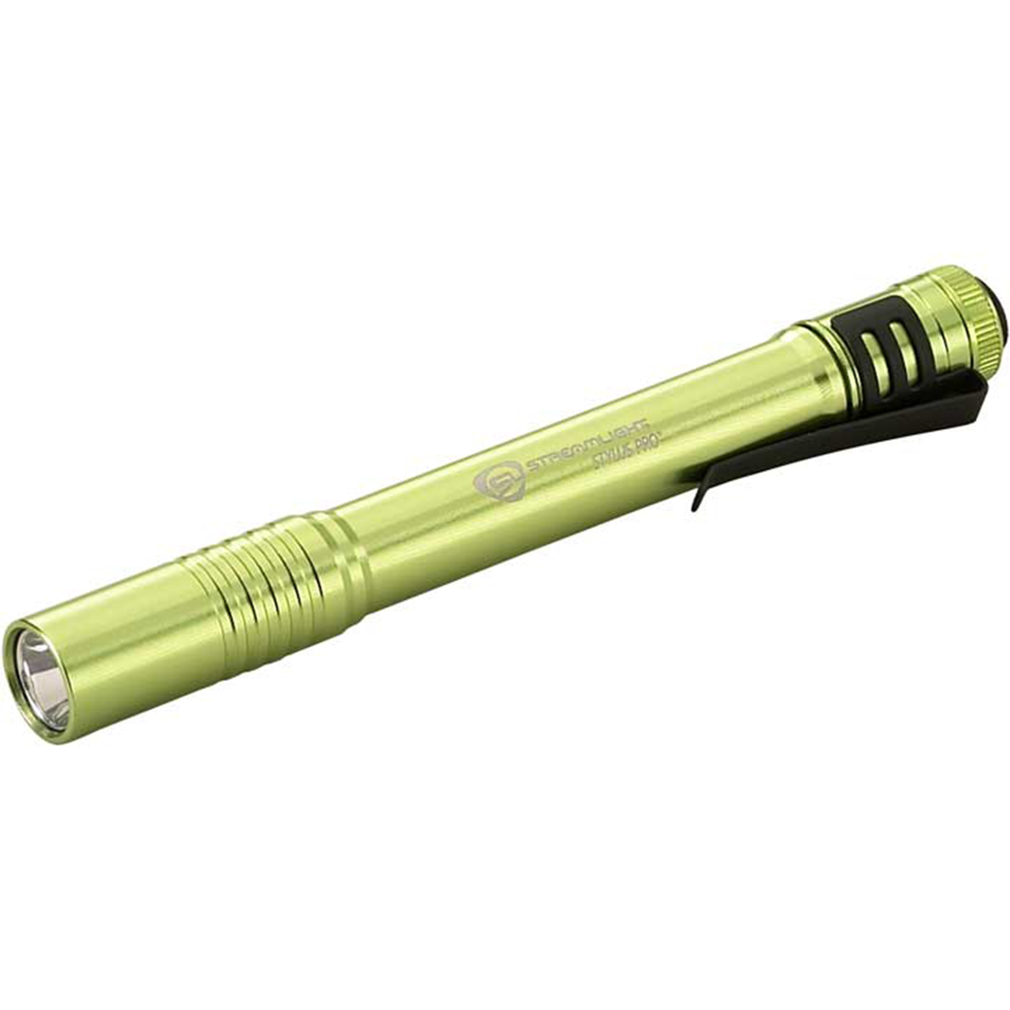 Streamlight Stylus Pro Penlight — 100 Lumens, 62m Beam Distance, Aircraft Aluminum, Lime Green, Model# SLI66129