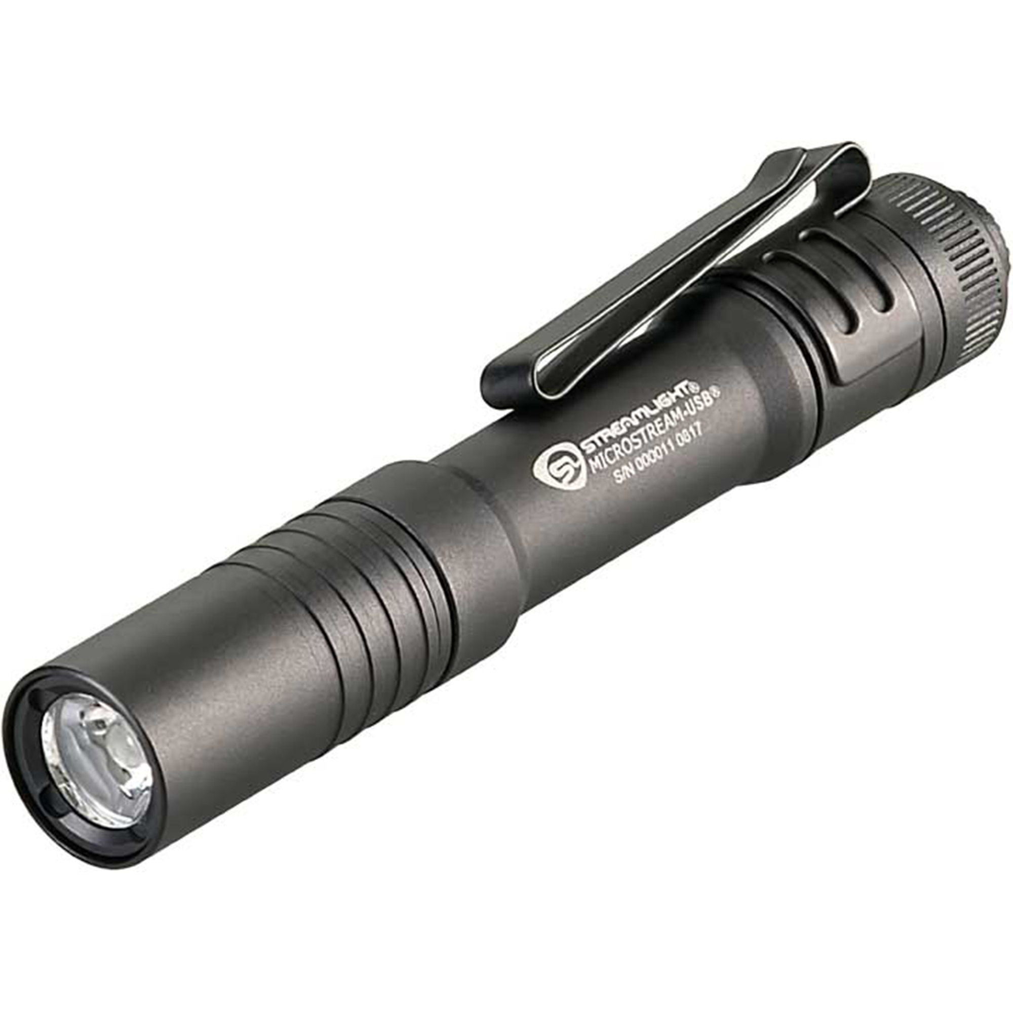 Streamlight Microstream USB EDC Light — 250 Lumens, 3.87in. Length, Black, Includes USB Cord & Lanyard, Model# SLI66601