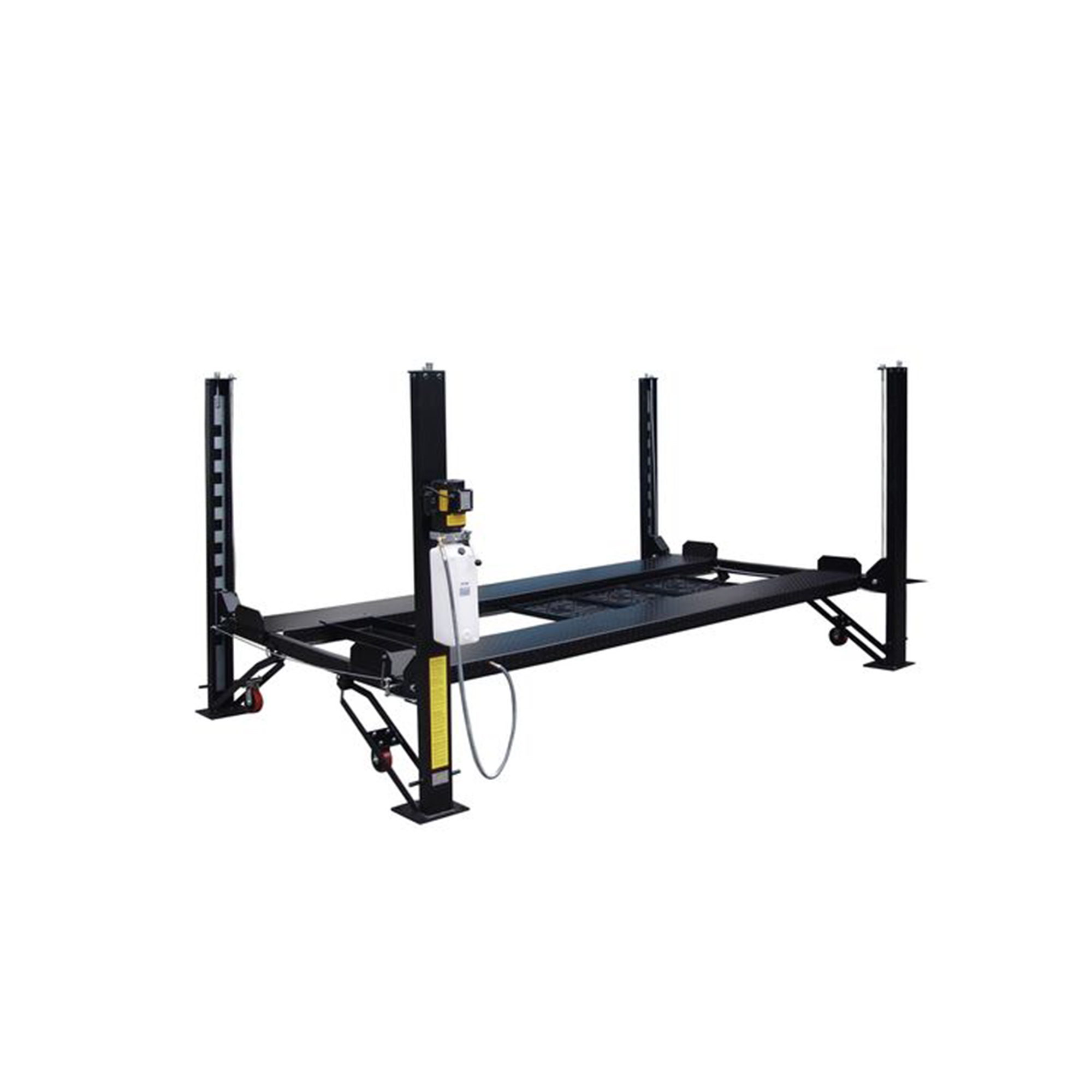 Tuxedo Auto Equipment Deluxe XLT Storage Lift — 8,000 lb Capacity, 82.25in. Lift Height, Includes Poly Casters, Drip Trays & Jack Tray, Model# MEQFP8K-DX-XLT