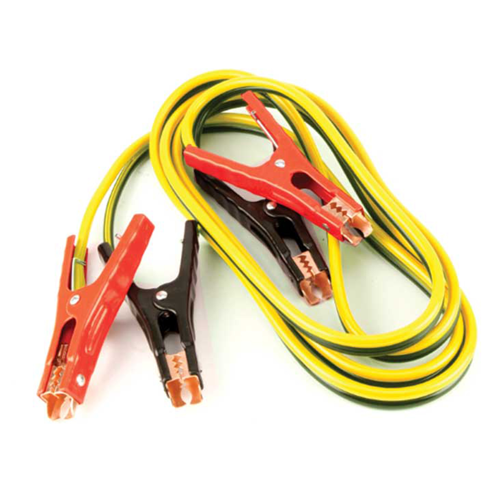 Performance Tool Jumper Cables — 8Ga, 12ft., Heavy-Duty Copper Clamps, Tangle-Free Rubber Coated, Model# PRTW1671
