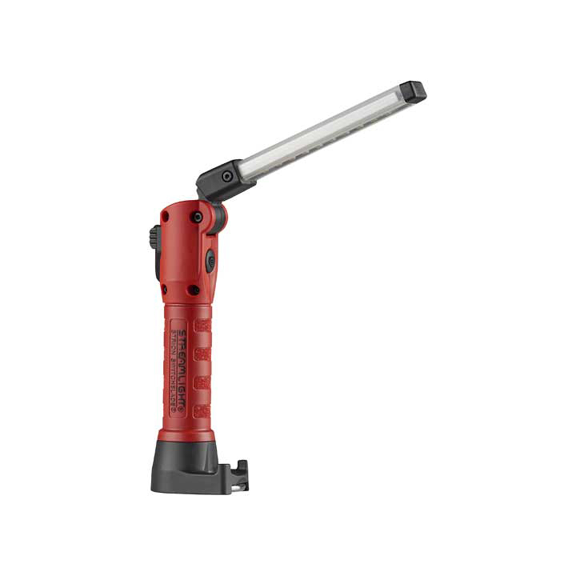 Streamlight Strion Switchblade — 500 Lumens, Dual-Sided LED, UV & High CRI, Foldable, Magnetic Base, Red, Model# SLI74850