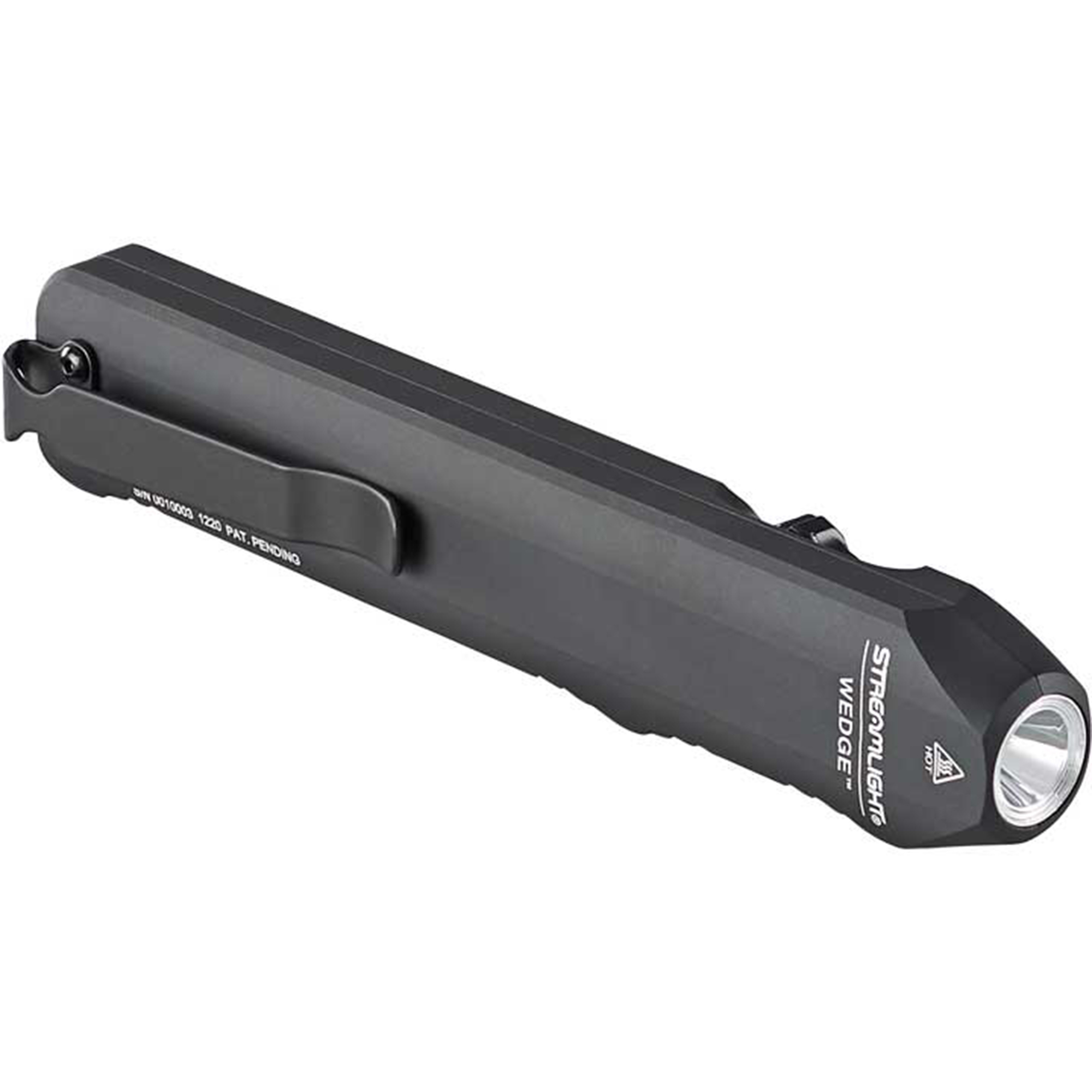 Streamlight Wedge EDC Flashlight — 1,000 Lumens THRO Burst, 300 Lumens Constant, USB-C Rechargeable, IPX7 Waterproof, Black, Model# SLI88810