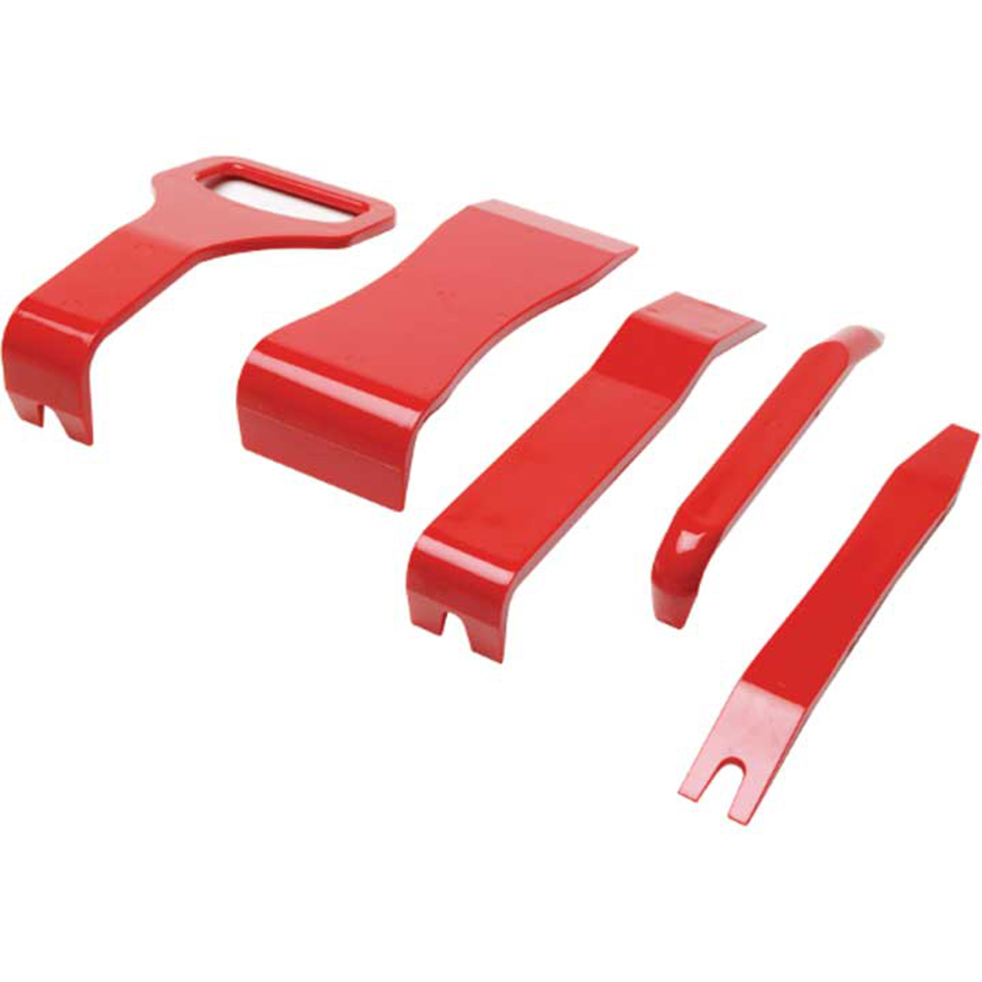 Performance Tool Composite Trim Removal Tool Set — 5-Piece, Anti-Marring Nylon Fiber, Interior Panel & Clip Remover, Model# PRTW80648