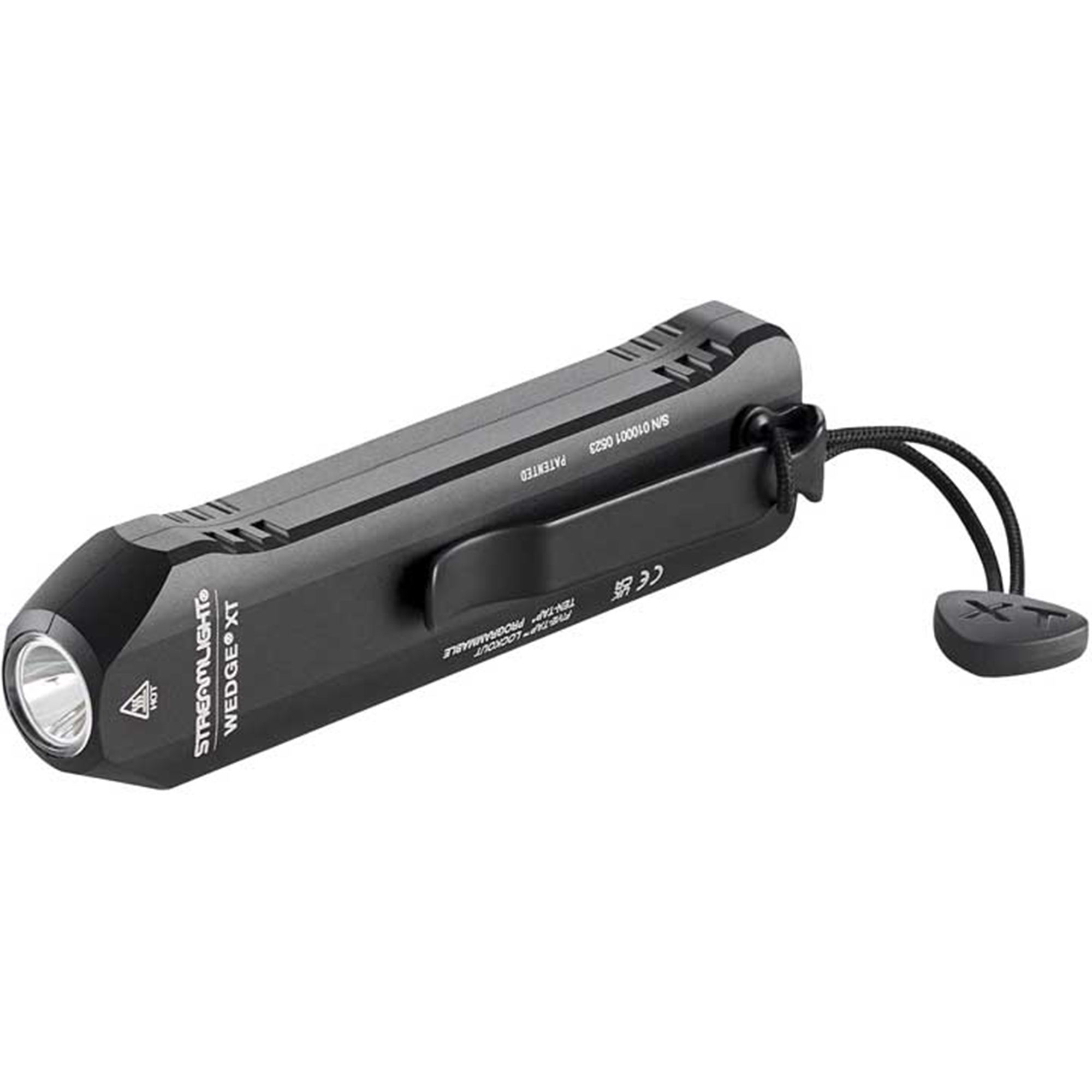 Streamlight Wedge XT Flashlight — 500 Lumens, USB-C, Programmable Modes, IPX7 Waterproof, Black, Model# SLI88812