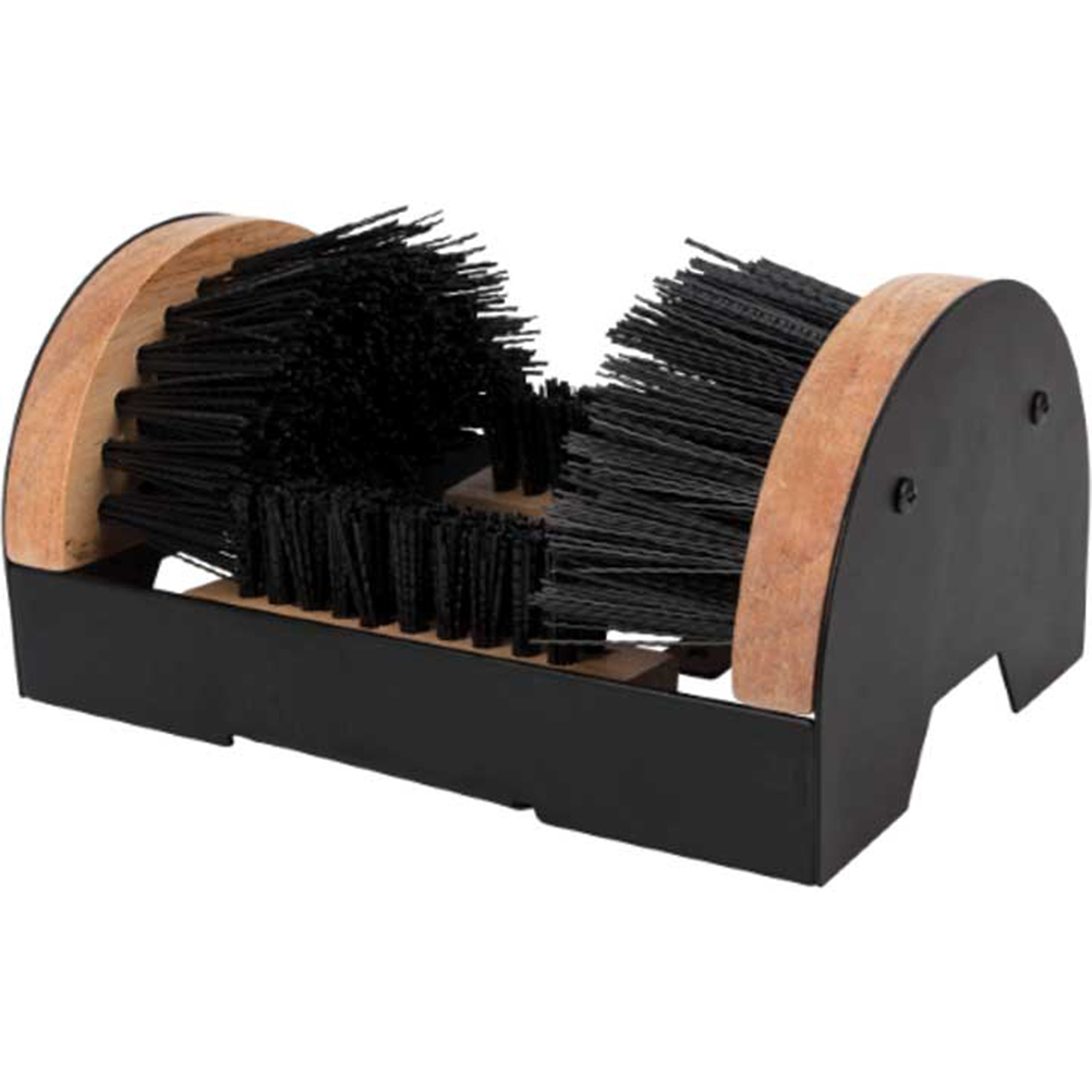 Performance Tool Boot and Shoe Brush — Surface Mountable, Heavy-Duty Poly Bristles, Steel Frame, Model# PRTW9451