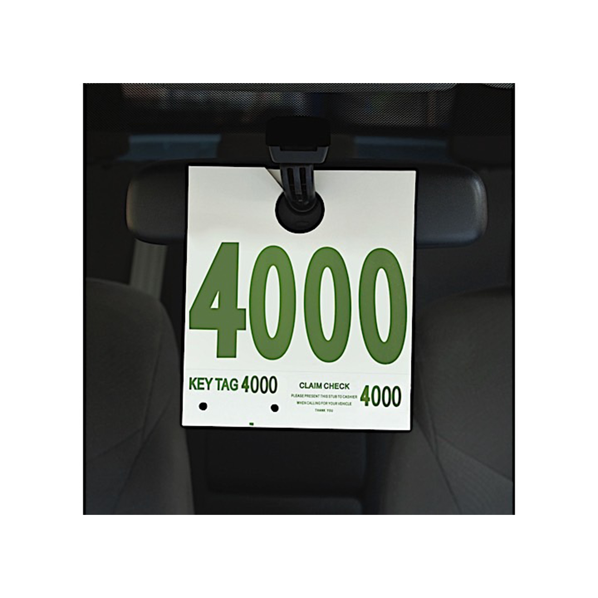 Slip-N-Grip Heavy-Duty Tags — 7.5in. x 6.5in., Sequential Numbering 4000-4999, 1000/Box, Model# SNGFB-P9933-54