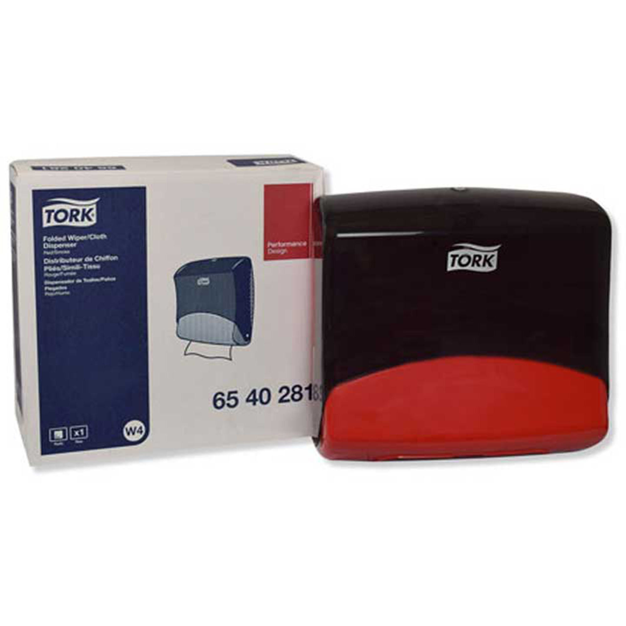 Tork Performance Folded Wiper/Cloth Dispenser — Wall-Mounted, High-Capacity, Hygienic, Model# ESS6540281