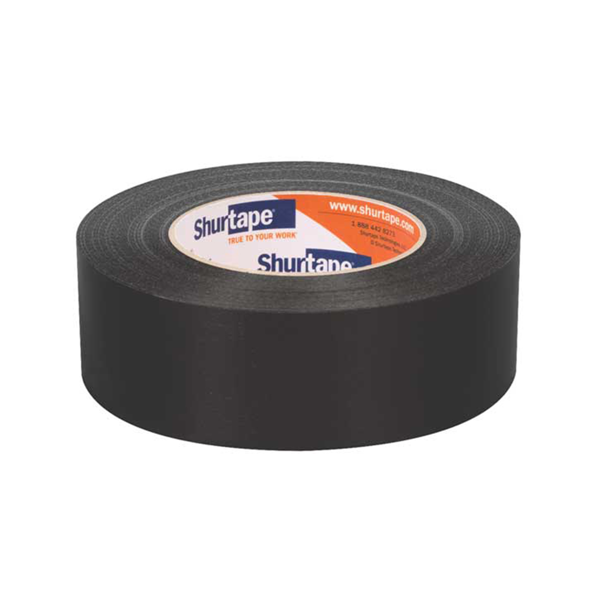 Shurtape Duck Pro Utility Grade Co-Extruded Duct Tape — Black, 7.0 Mils, 48mm x 55m, Model# SHT152429