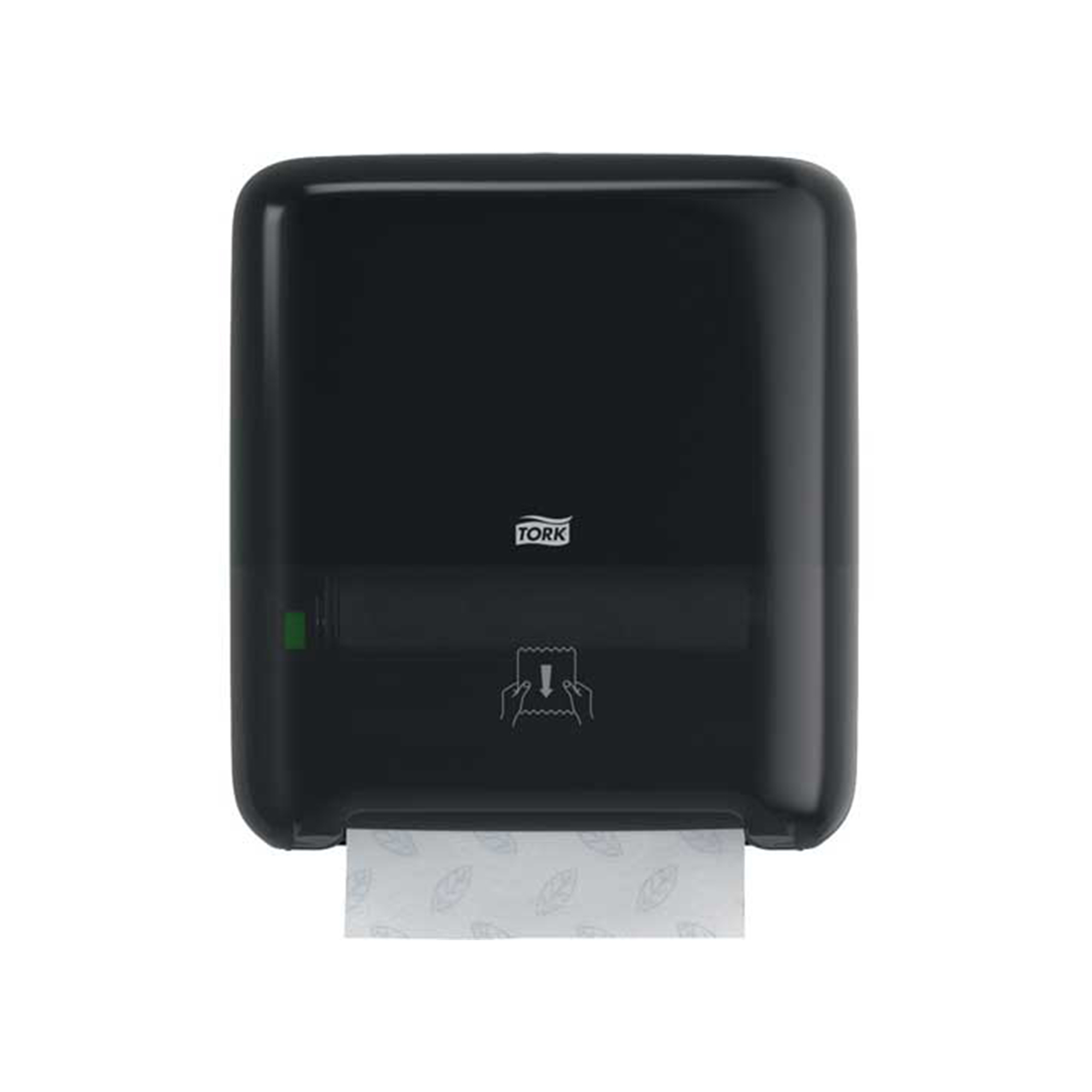 Tork Elevation Matic Hand Towel Roll Dispenser — Touch-Free, 1-Roll Capacity, Durable Plastic, Black, Hygienic, Model# ESS5510282