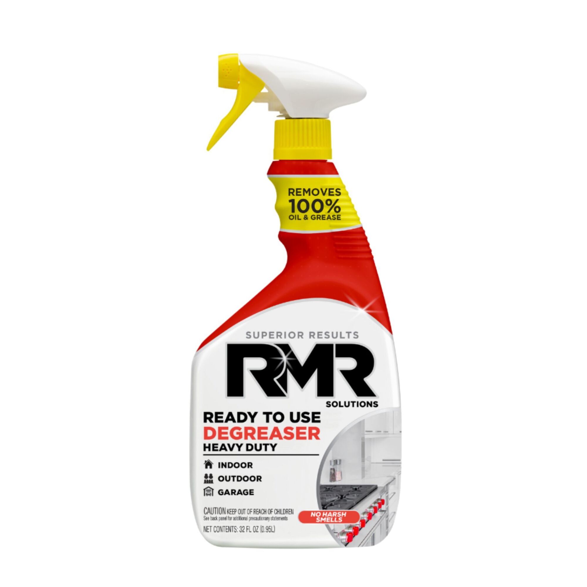 RMR Heavy Duty Degreaser & Cleaner — 32 Oz., Ready-to-Use, Multi-Surface, Model# HDDG32