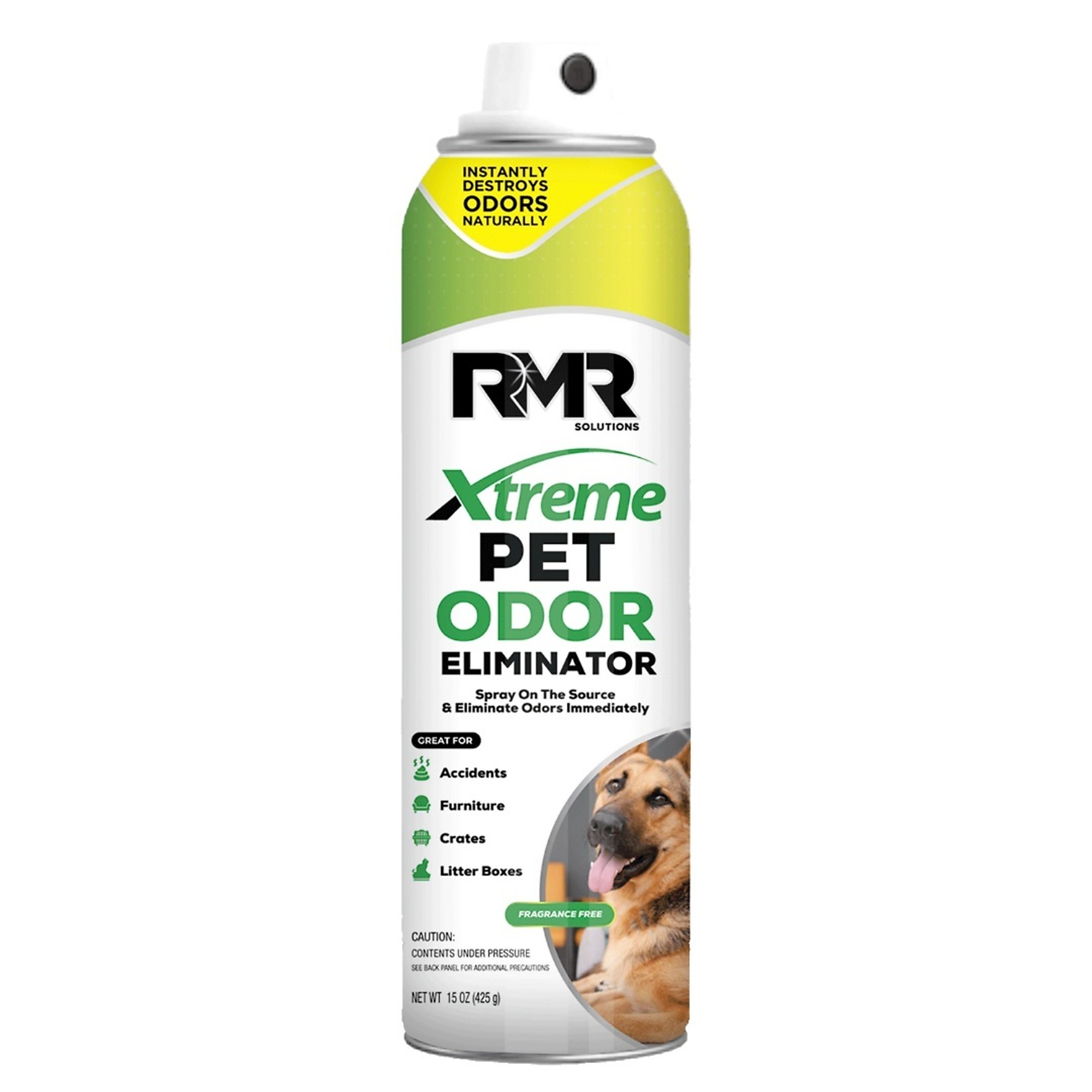 RMR Xtreme Pet Odor Eliminator — 15 Oz., Fragrance-Free, Plant-Based, Non-Toxic, Model# RMRPOX15OZA