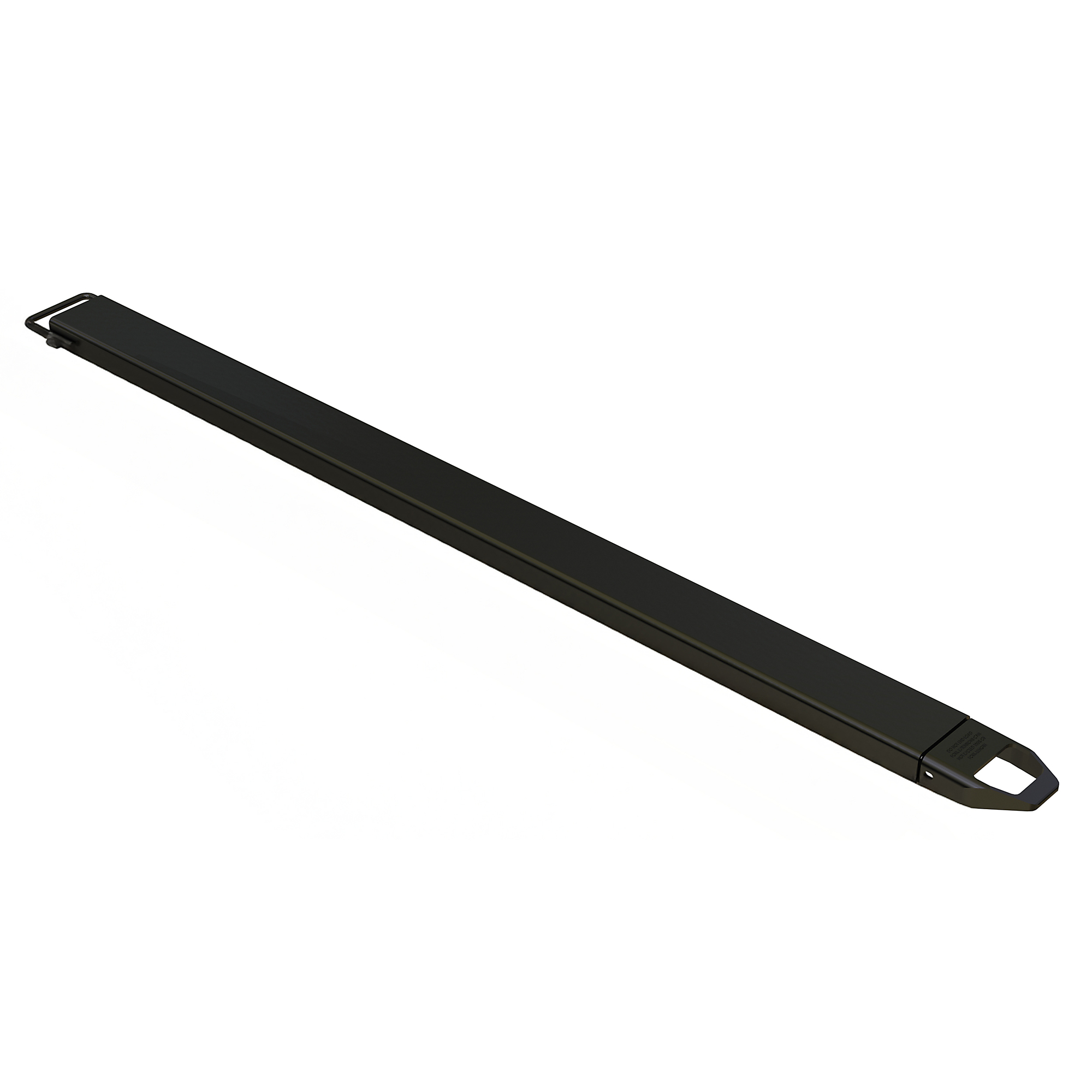 Vestil Steel Fork Extension — 6in. x 96in., 4,000-Lb. Capacity, Black, Model# FE-6-96-BK-EACH