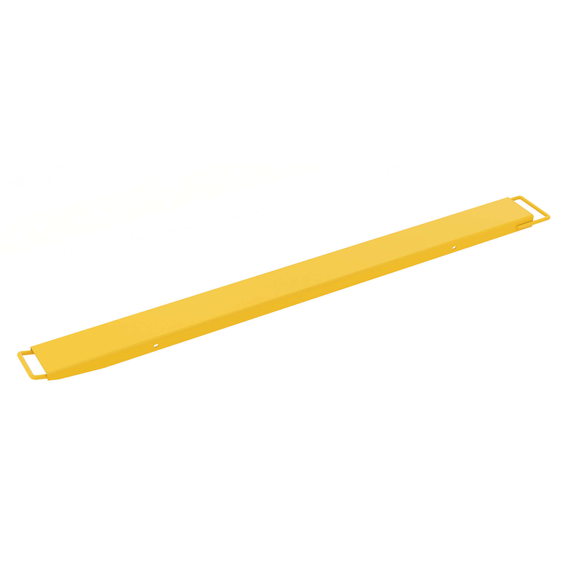 Vestil Steel Single Fork Extension — 6in. x 84in., 4,000-Lb. Capacity, High Strength, Yellow, Model# FE-HS-6-84-EACH
