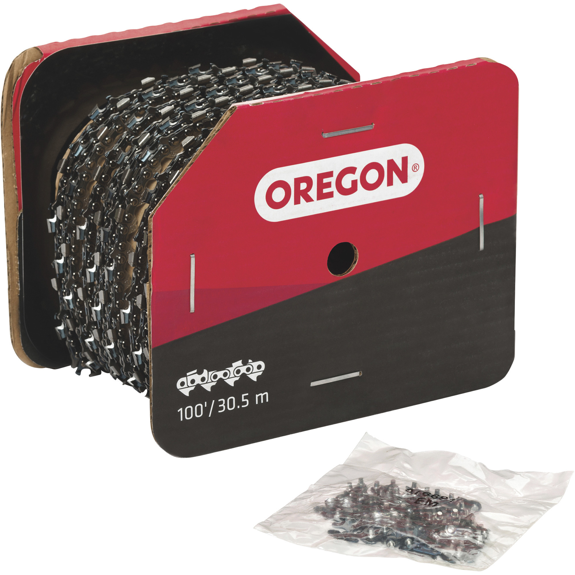 Oregon PowerCut 70-Series EXL Chainsaw Chain, 100ft. Roll, 3/8in. Chain Pitch, .050in. Chain Ga., Skip Sequence, Model# 72EXJ100U