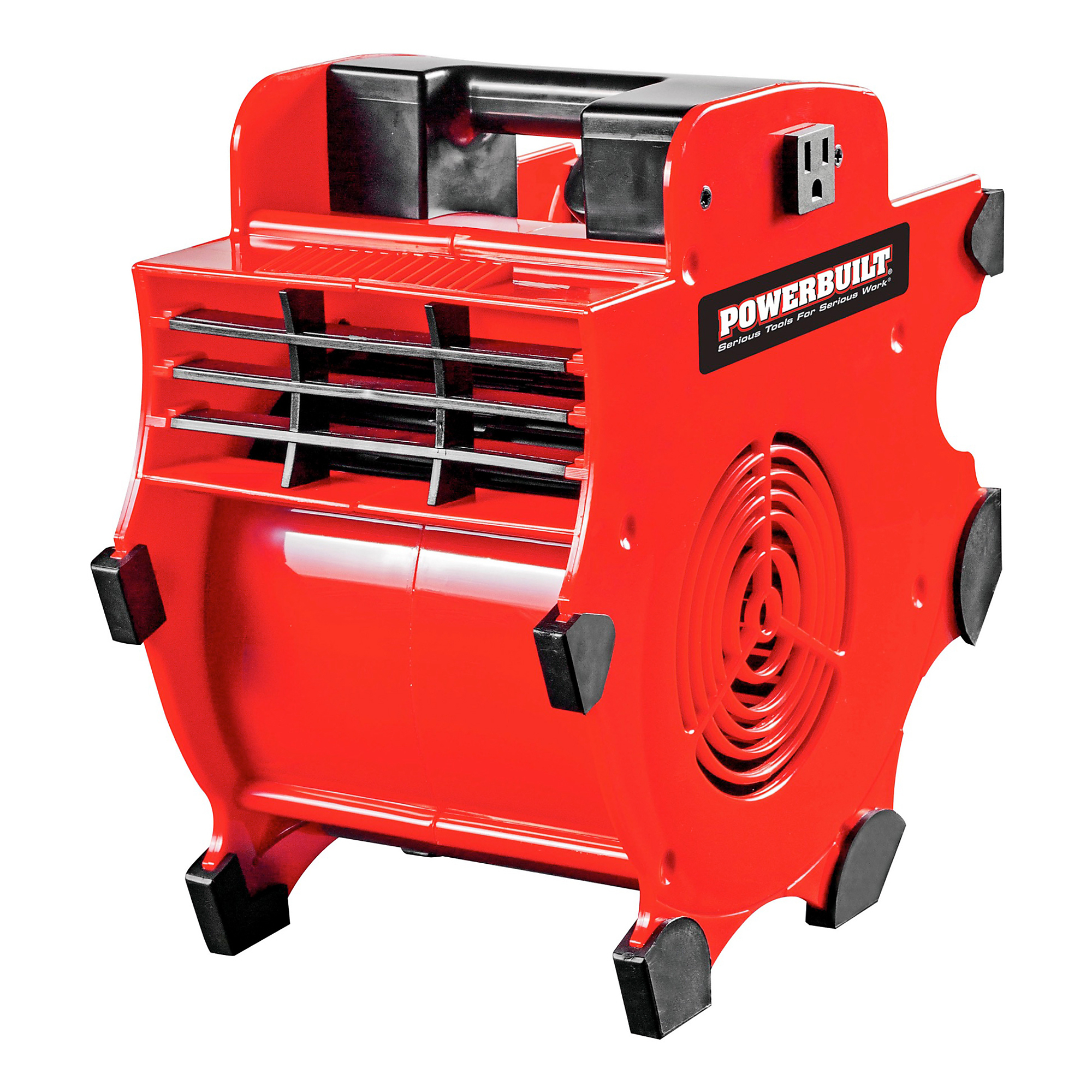 Powerbuilt Portable Blower Dryer Fan — 3-Speed, 300 CFM, Lightweight, Durable, Model# 642259