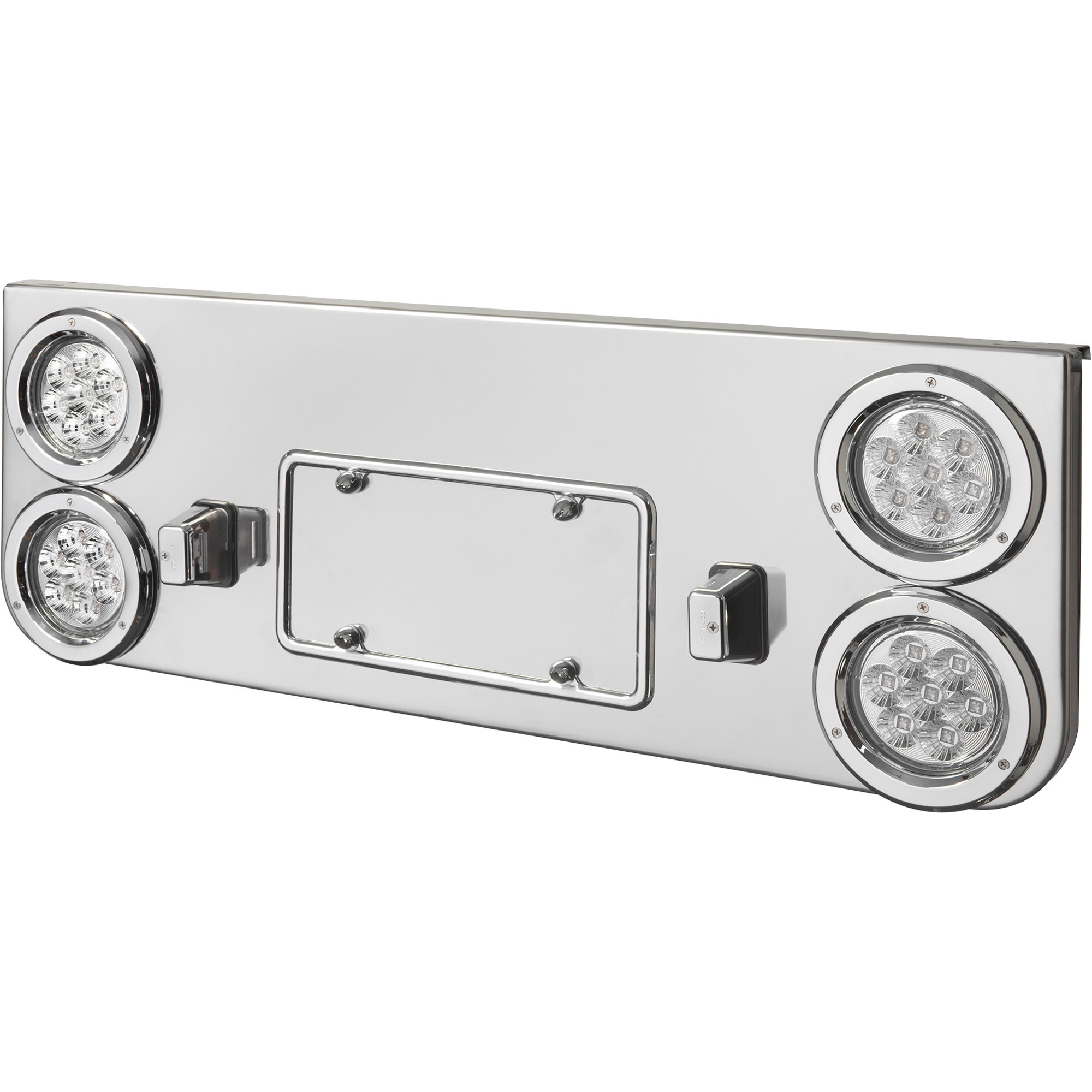 Roadmaster Rear LED Light Center Panel, Round, Clear, Model# 0471S-4