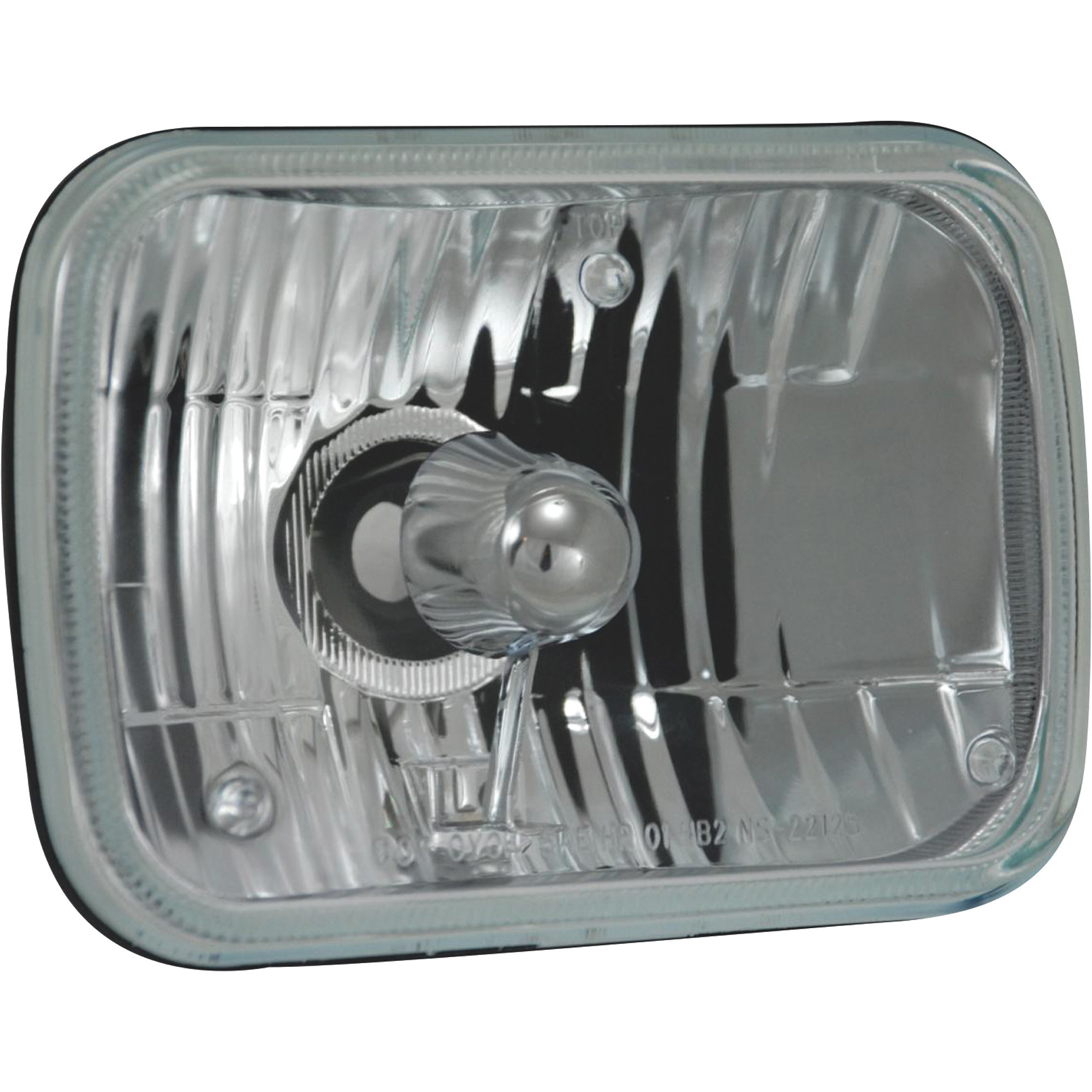 Vision X Sealed Beam Halogen OEM Replacement Headlight - 5in. x 7in., 55 Watts, Multisurface Reflector, Model# VX-57
