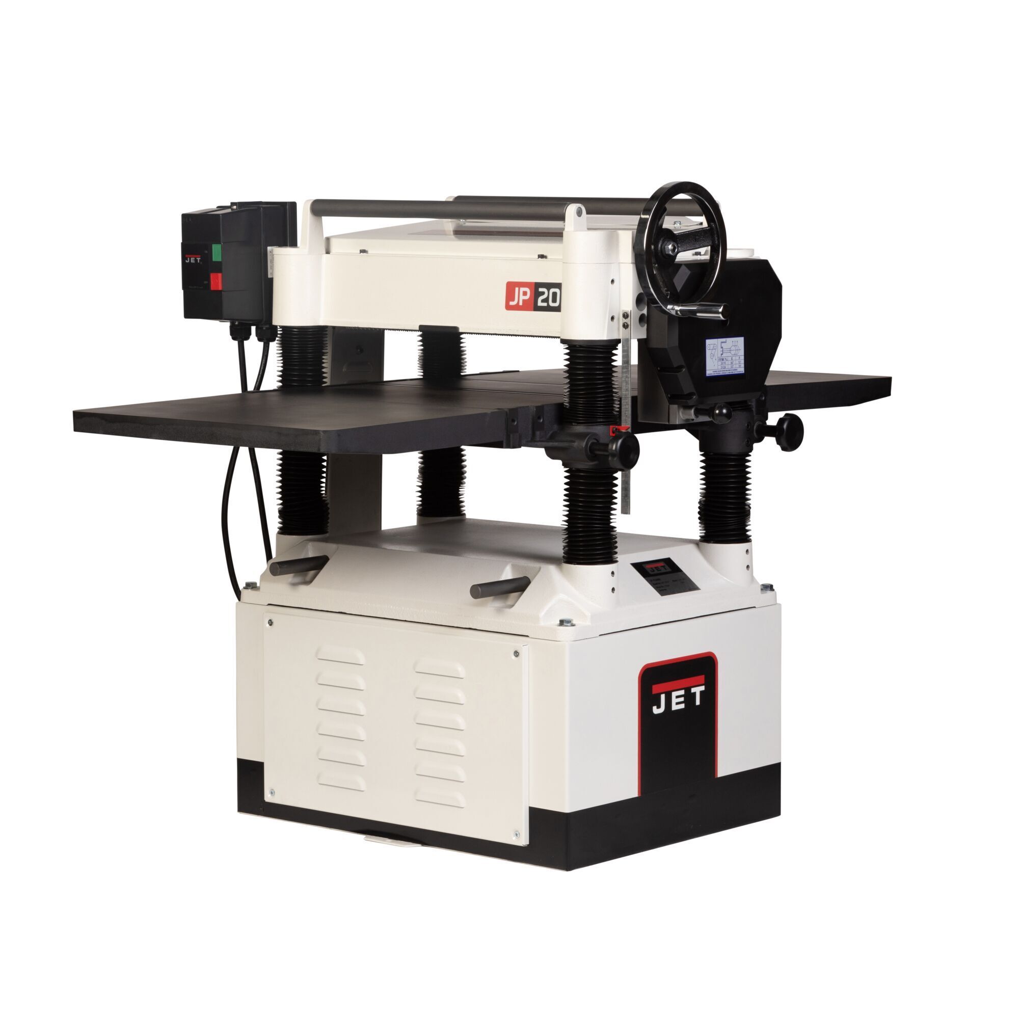 Jet Black Helical Head Planer — 20in., 5 HP, 1 Phase, Model# JWP-208HH