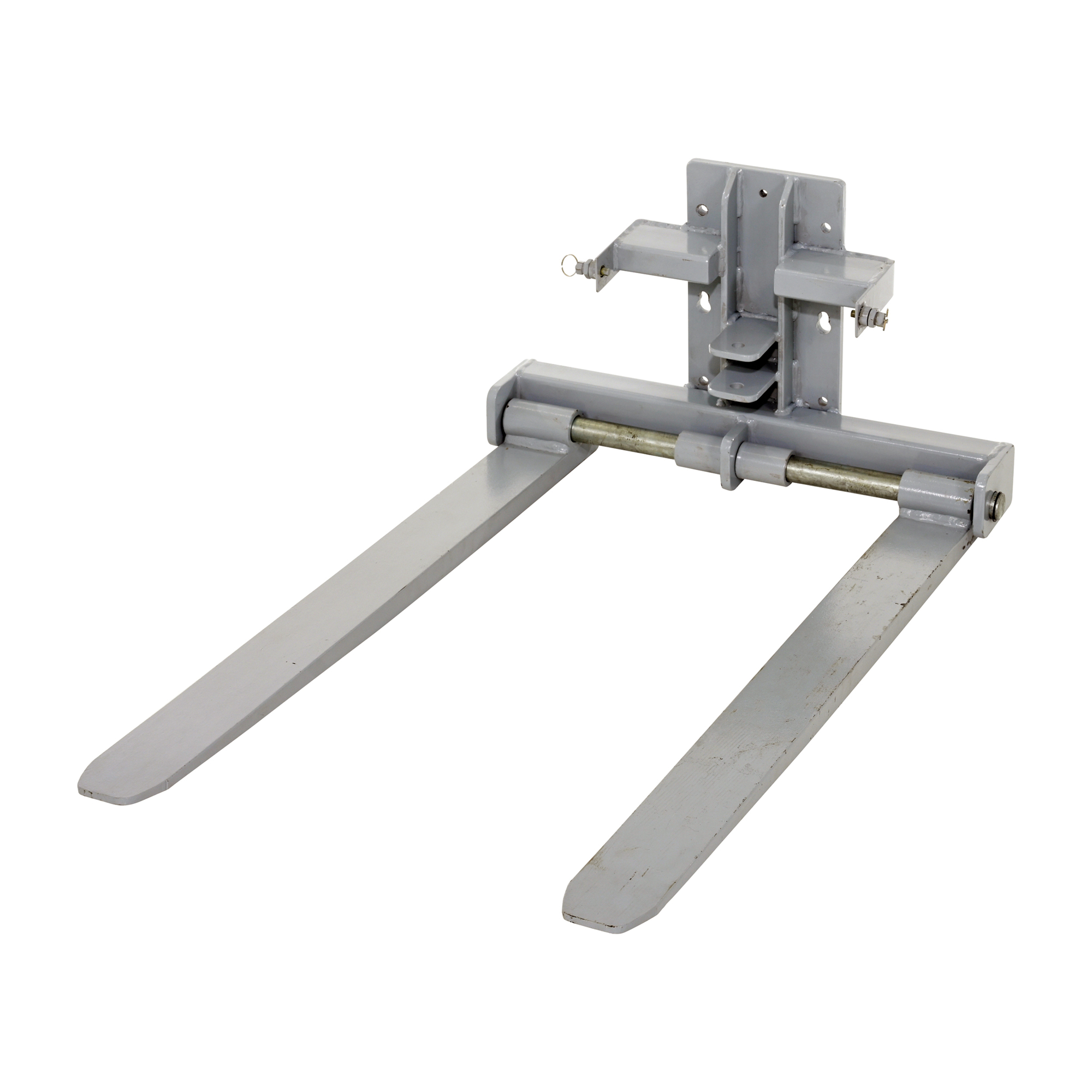 Vestil Steel Counter Balanced Power Lift — Adjustable Forks, 42in. Fork Length, 600-Lb. Capacity, Gray, Model# STA-ATT-AFFK-42