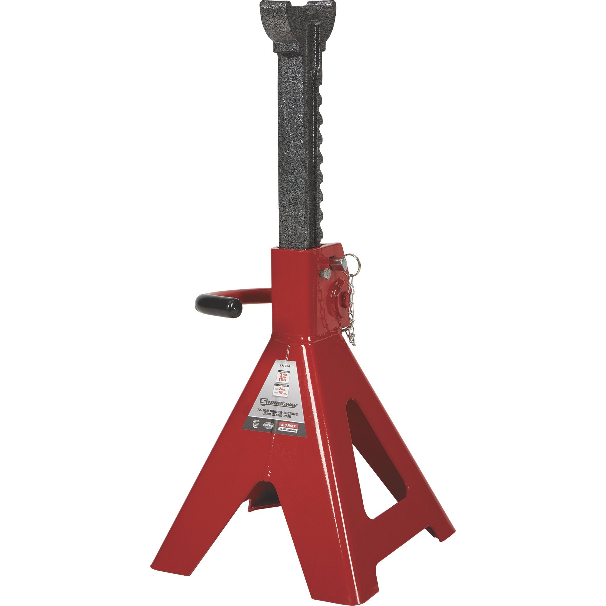 Strongway Double-Locking 12-Ton Jack Stands — 24,000-lb