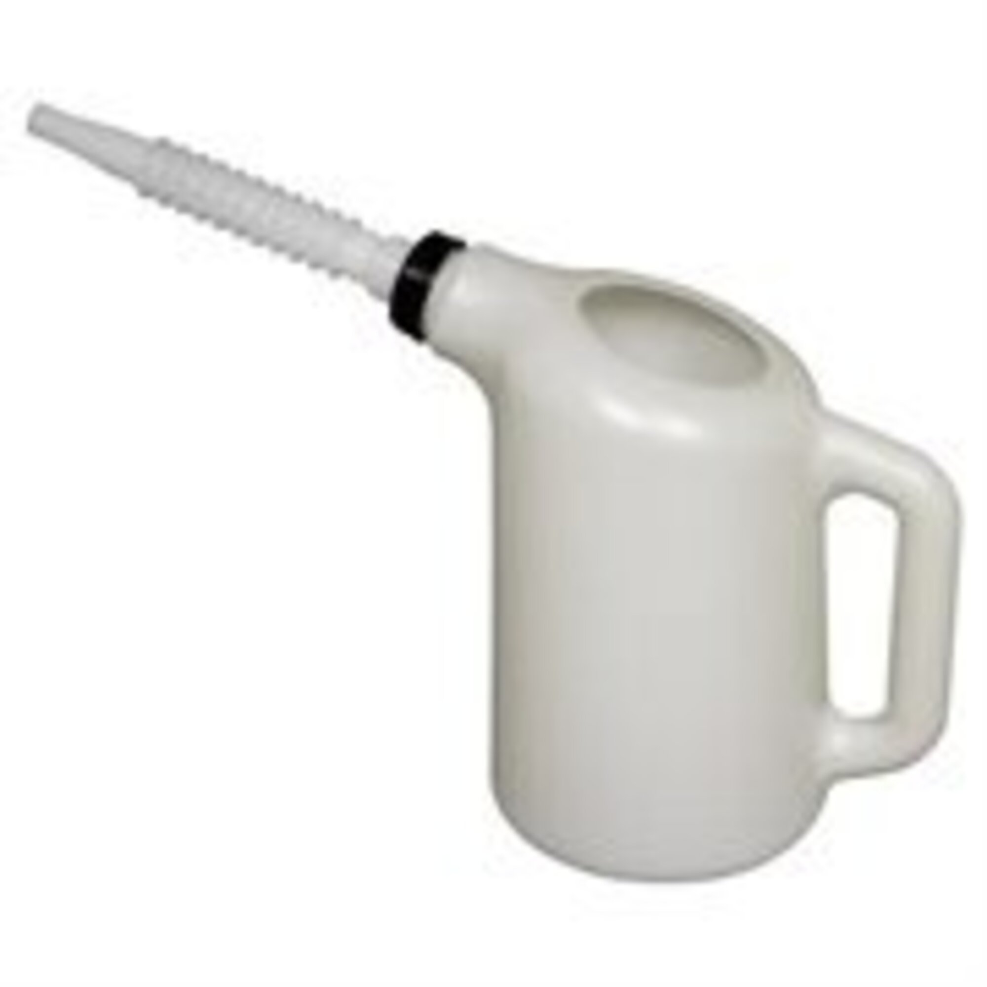 Lisle Oil Dispenser — 6 Quart Capacity, Marked in Quarts and Liters, 8in. Flexible White Spout, Model# 19732