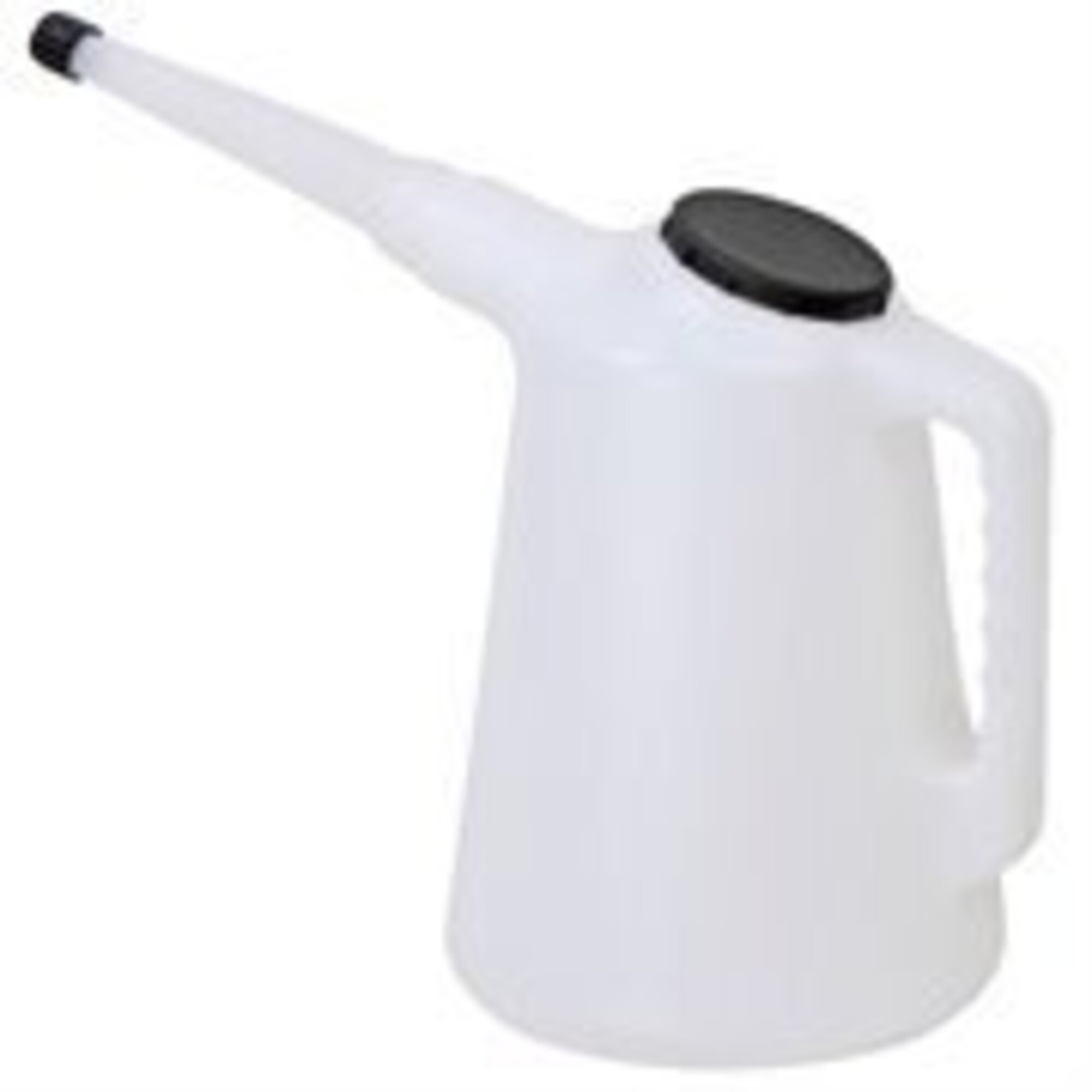K Tool International Measuring Container — 8 Quart Capacity, Translucent Body, Graduated Quarts/Liters, Flexible Spout, Dust Cover, Model# KTI74652