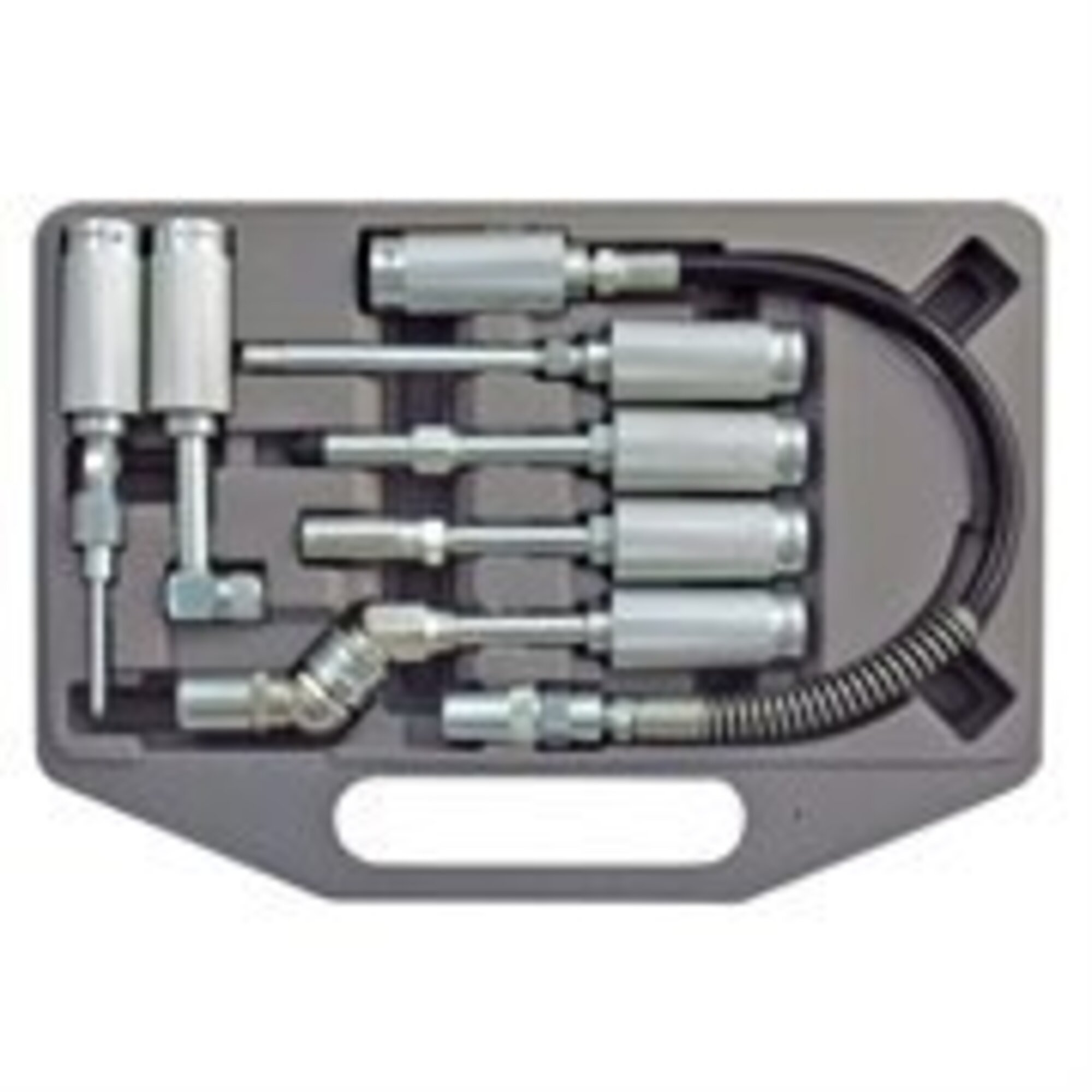 Astro Pneumatic Grease Fitting Adapter Set — Quick Connect Couplers, 12in. Hose Extension, Model# A9430
