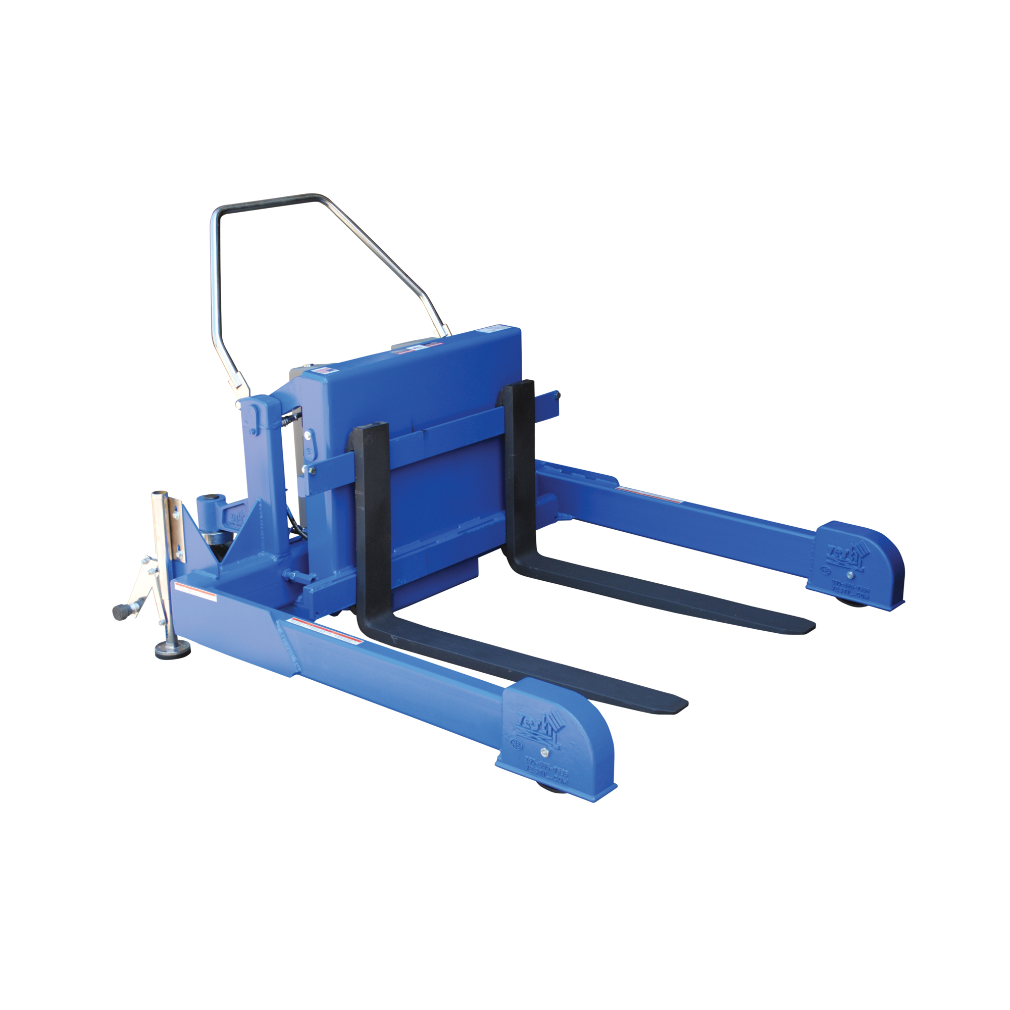 Vestil Steel Tilt Master Straddle — 12 Volt DC Powered, 6,000-Lb. Capacity, Blue, Model# TMS-60-DC