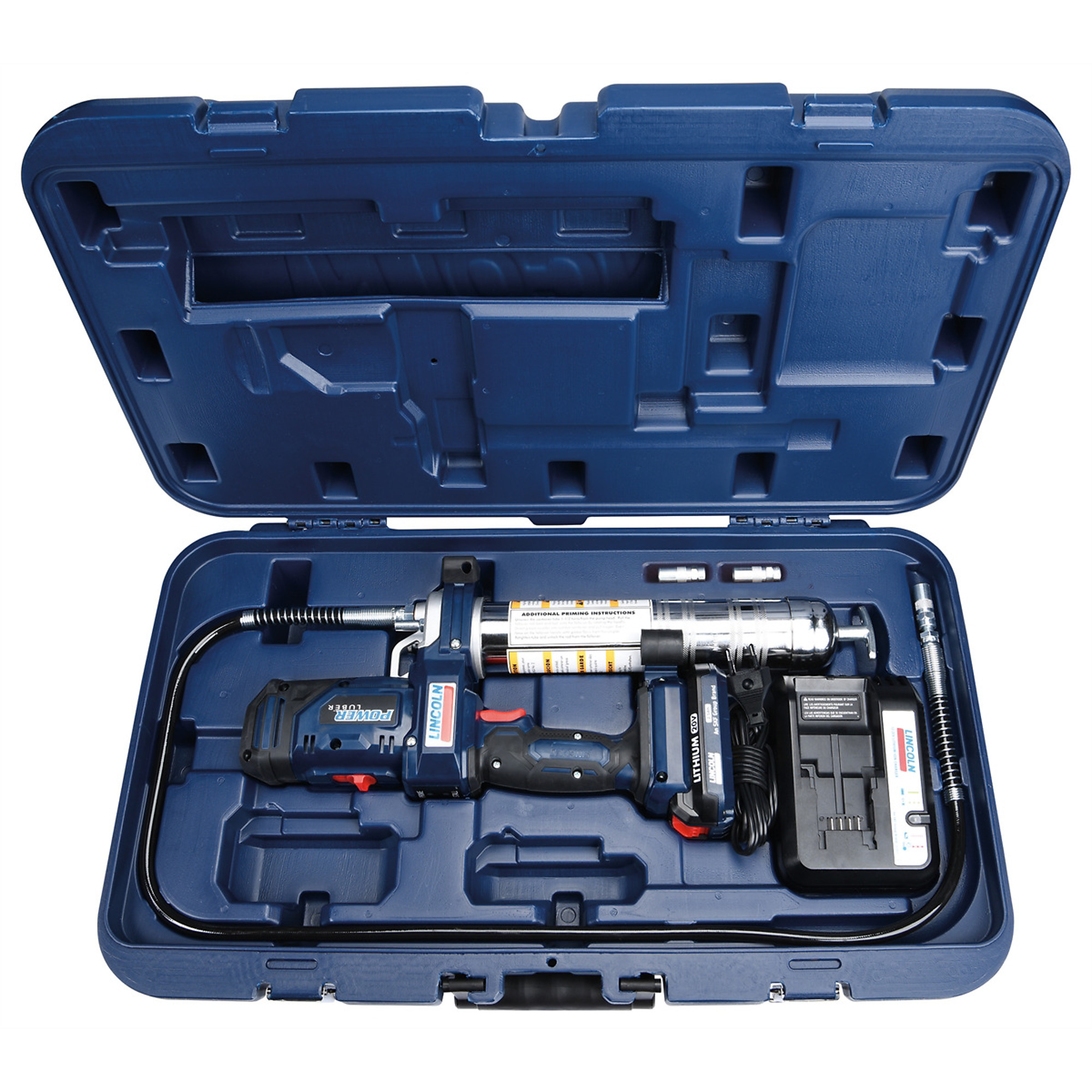 Lincoln PowerLuber Grease Gun — 20 Volt, Battery Powered, 36in. Hose, 10,000 PSI, Trigger-Operated, 2-Speed, Model# 1886