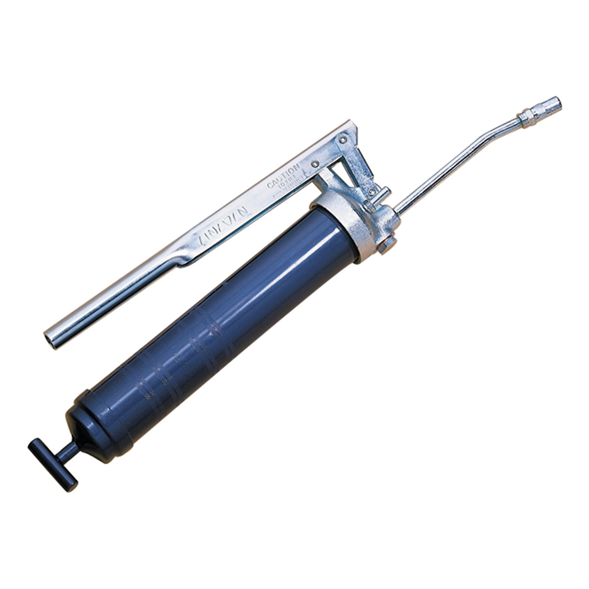 Lincoln Lever Action Grease Gun — 10000 PSI, 14.5 Oz. Cartridge/16 Oz. Bulk, HD Cast Iron Pump Head, Flip Over Follower, Includes 6in. Extension and Hydraulic Coupler, Model# LIN1142