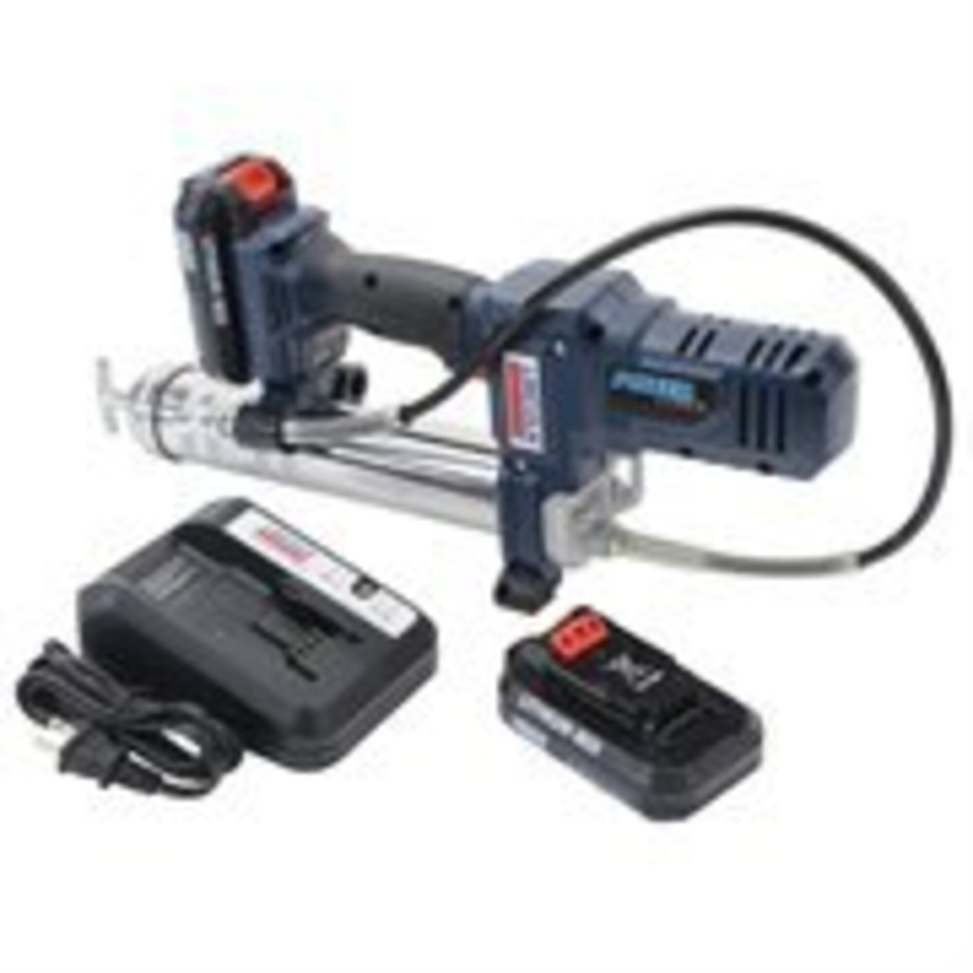 Lincoln PowerLuber Battery Powered Grease Gun — 12 Volt, 30in. Hose, 8,000 PSI, Trigger-Operated, Lithium-Ion Battery Pack, Model# 1264