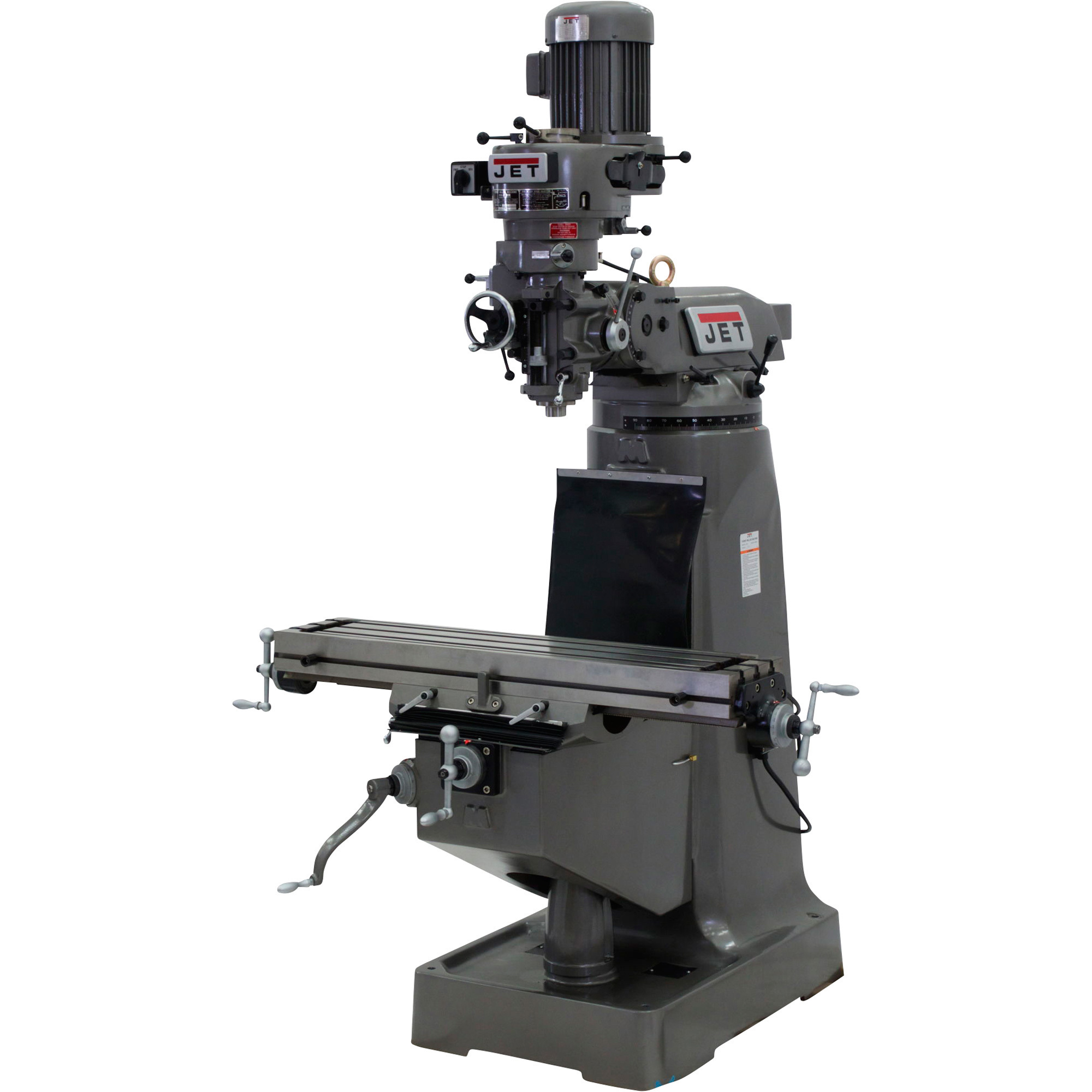 JET 2-Step Pulley Milling Machine, 9in. x 42in., 115/230 Volt, Single-Phase, Model# JTM-2