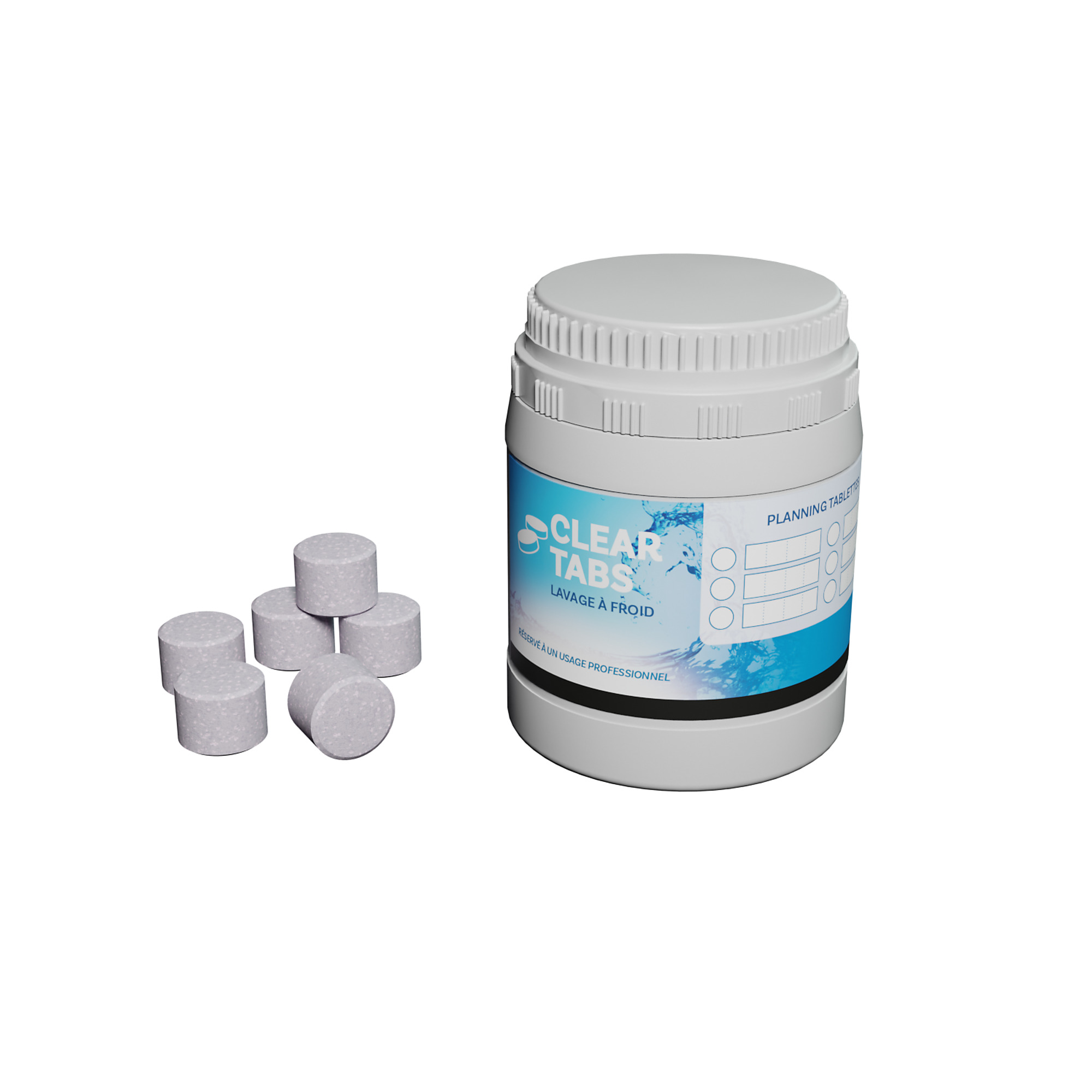 SRI Biological Clear Tablets — For Cold Application, Parts Wash, Model# PFCOFOMCT1-001