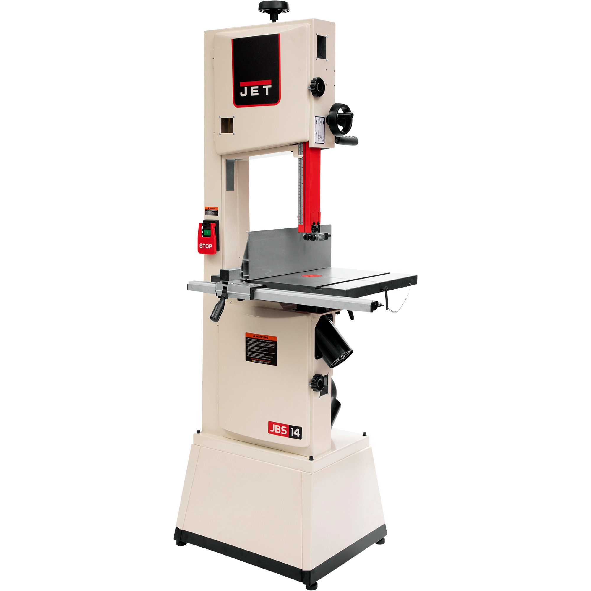 JET JWBS-14SFX Bandsaw — 14in., 1.75HP, 115V, Machined Aluminum Fence, Model# JT9-714400K