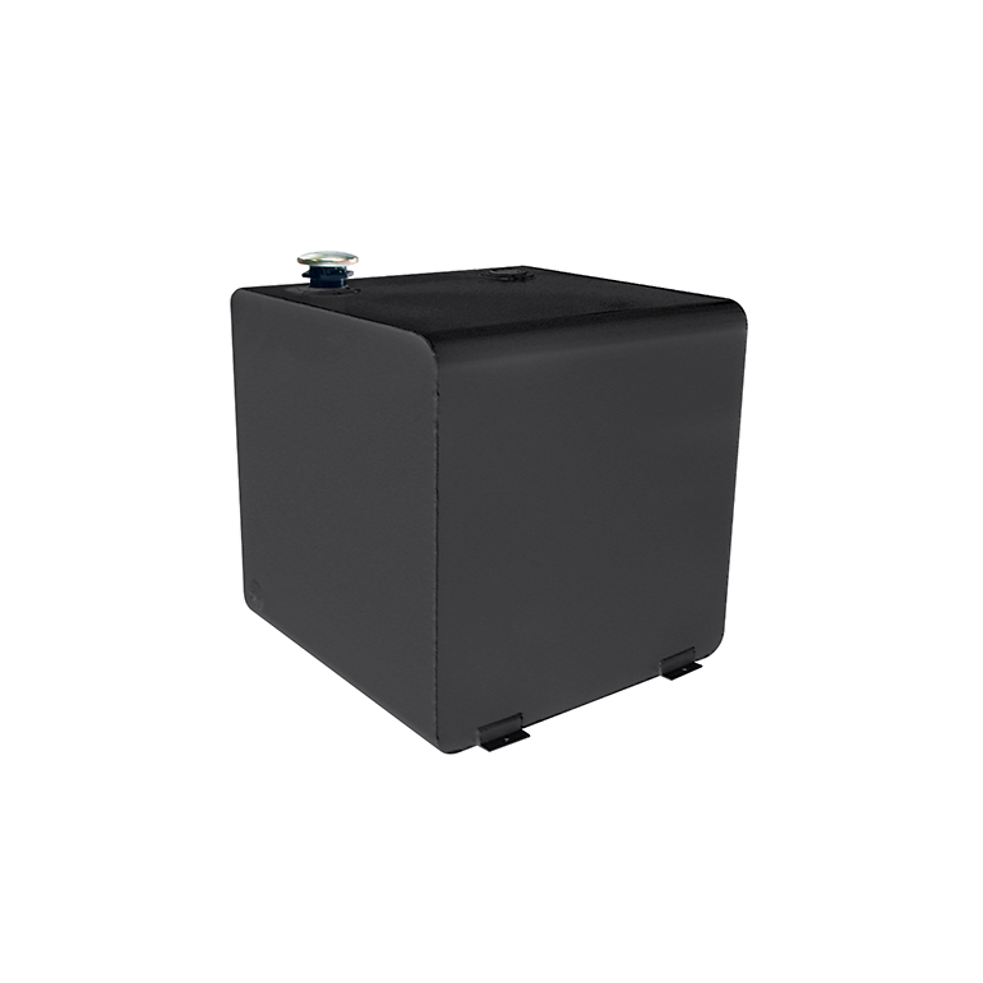Dee Zee Steel Transfer Tank — 55-Gallon, Black, 24in. x 24in. x 24in., Lockable Cap, Model# DZ91750SB