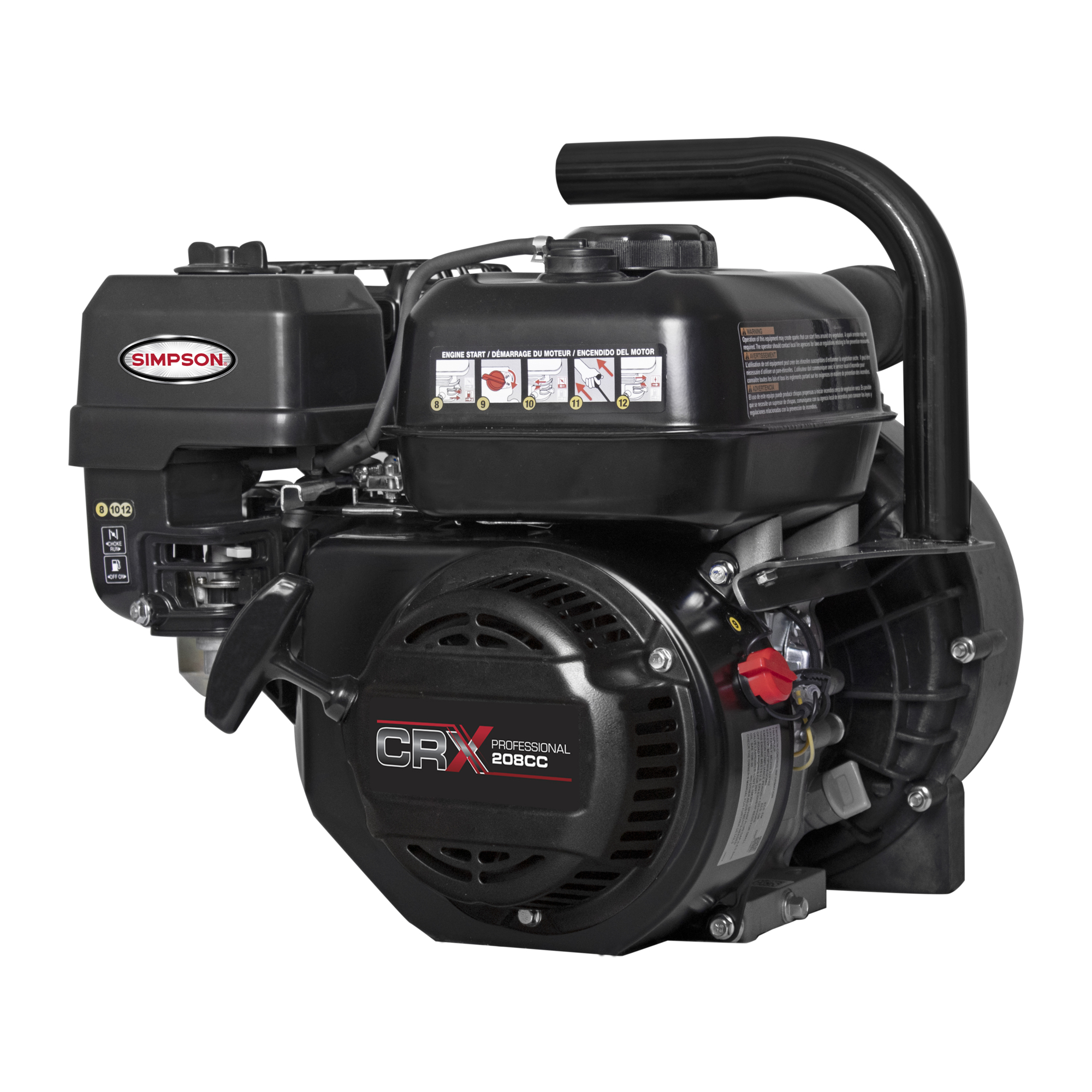 Simpson Chemical Trash Pump — 2in. dia., CRX 210 Engine, Model# SCP71009